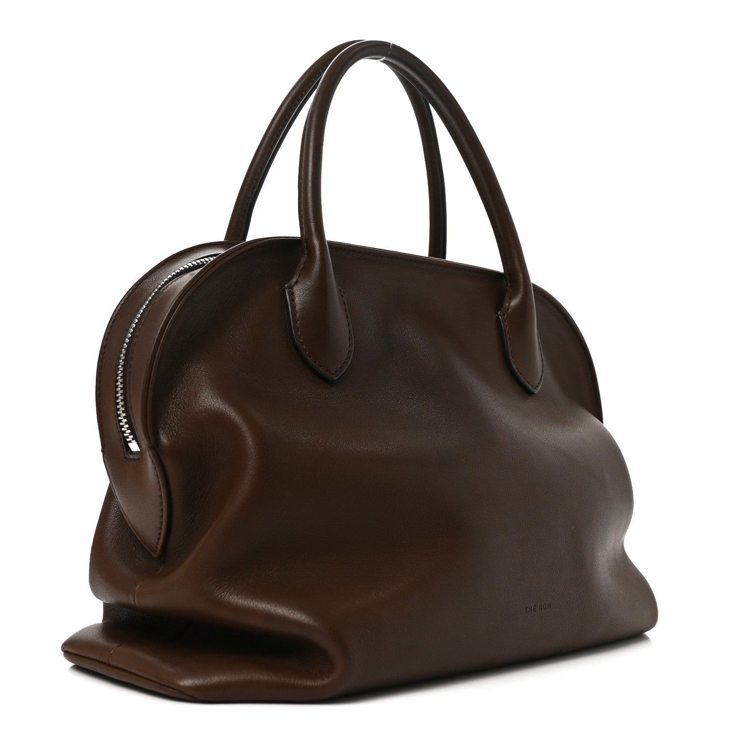 Polished Saddle Calfskin Agnes 12 Deep Brown — view 3