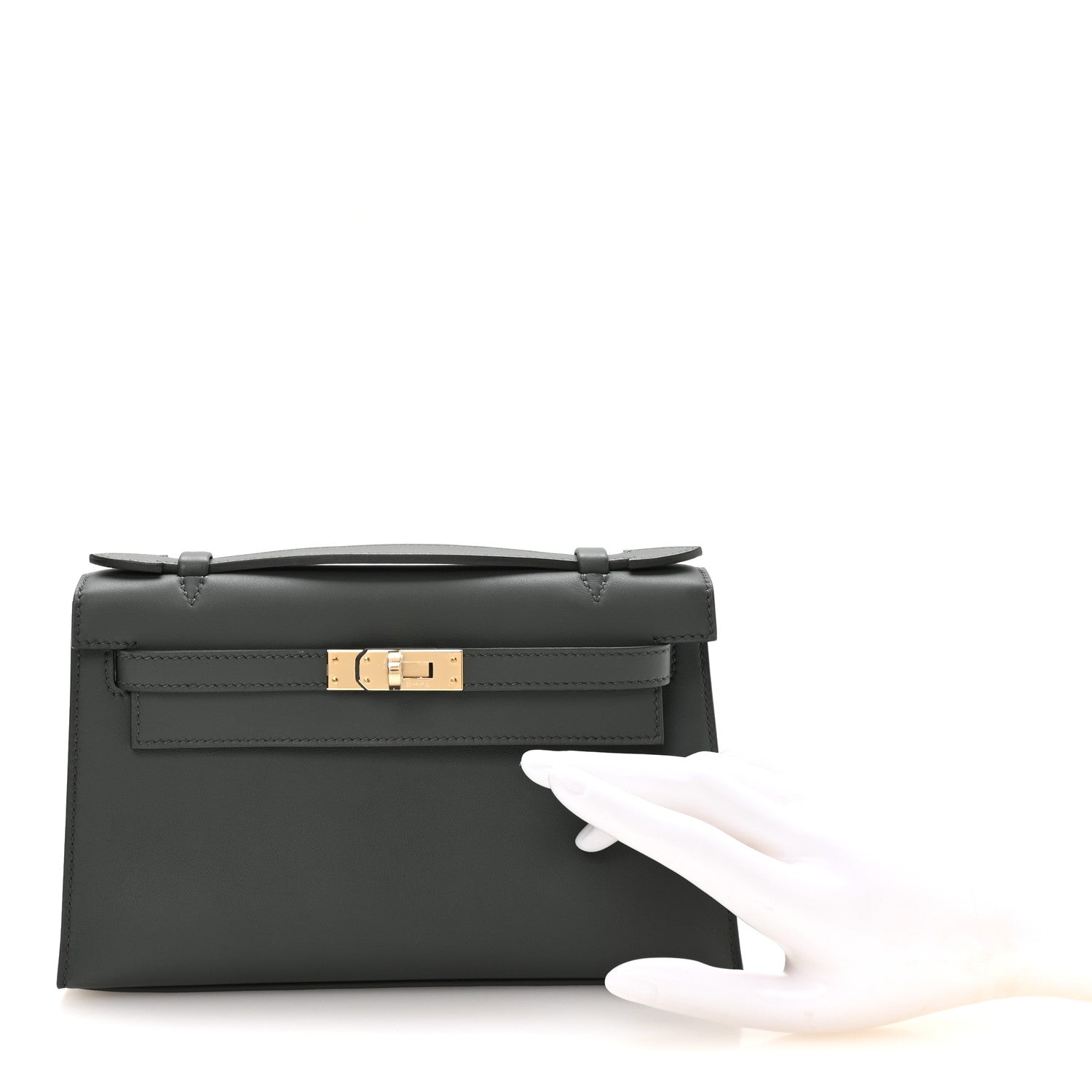 Swift Kelly Pochette Clutch Vert Mangrove — view 2