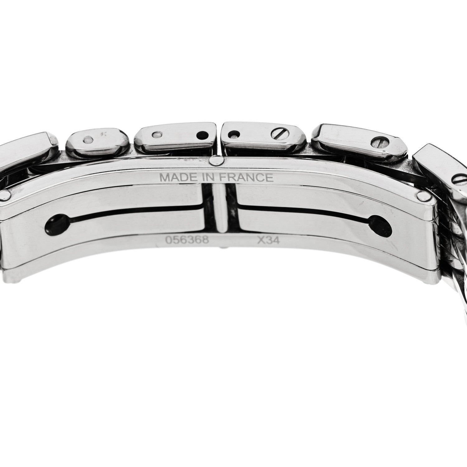 Stainless Steel Diamond Pave 16mm Kelly Quartz Watch — view 5