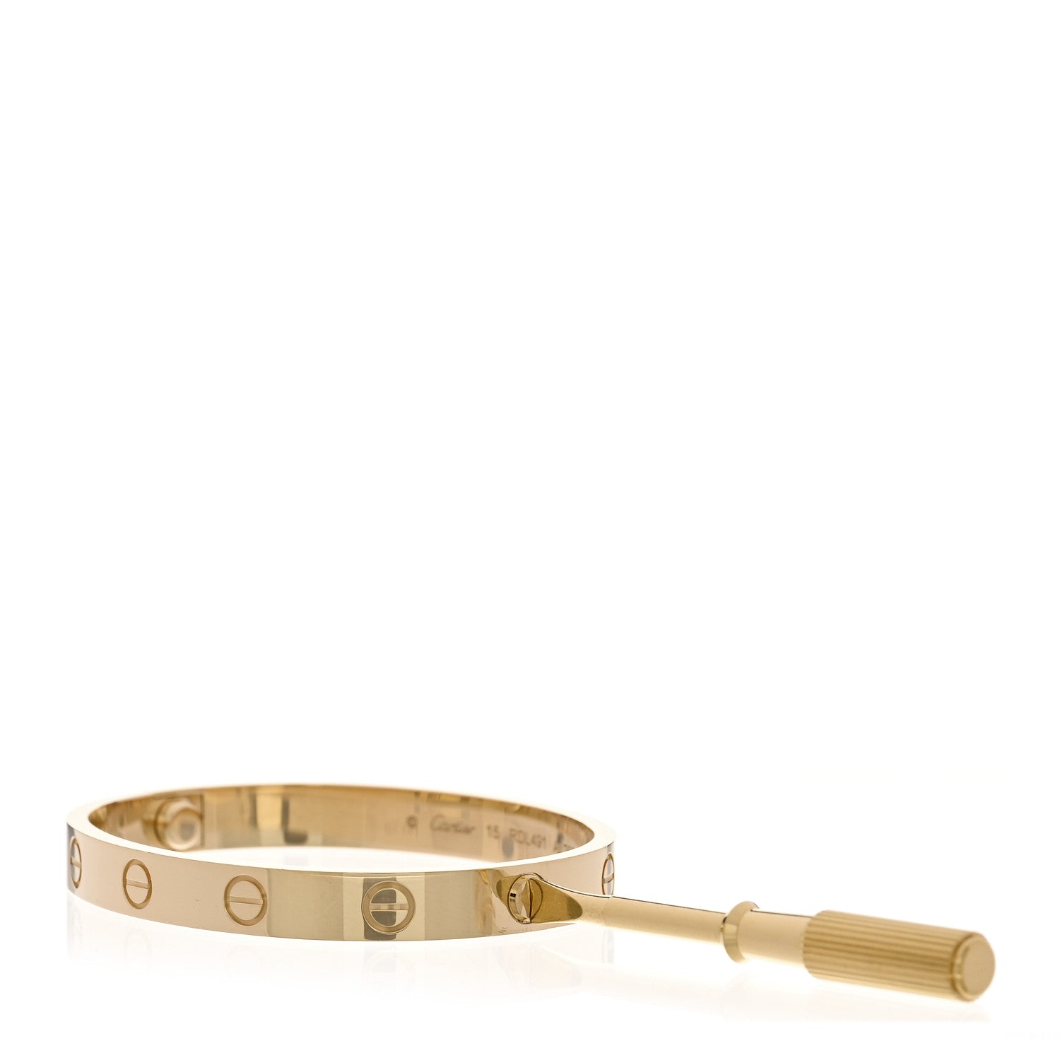 18K Yellow Gold LOVE Bracelet 15 — view 3