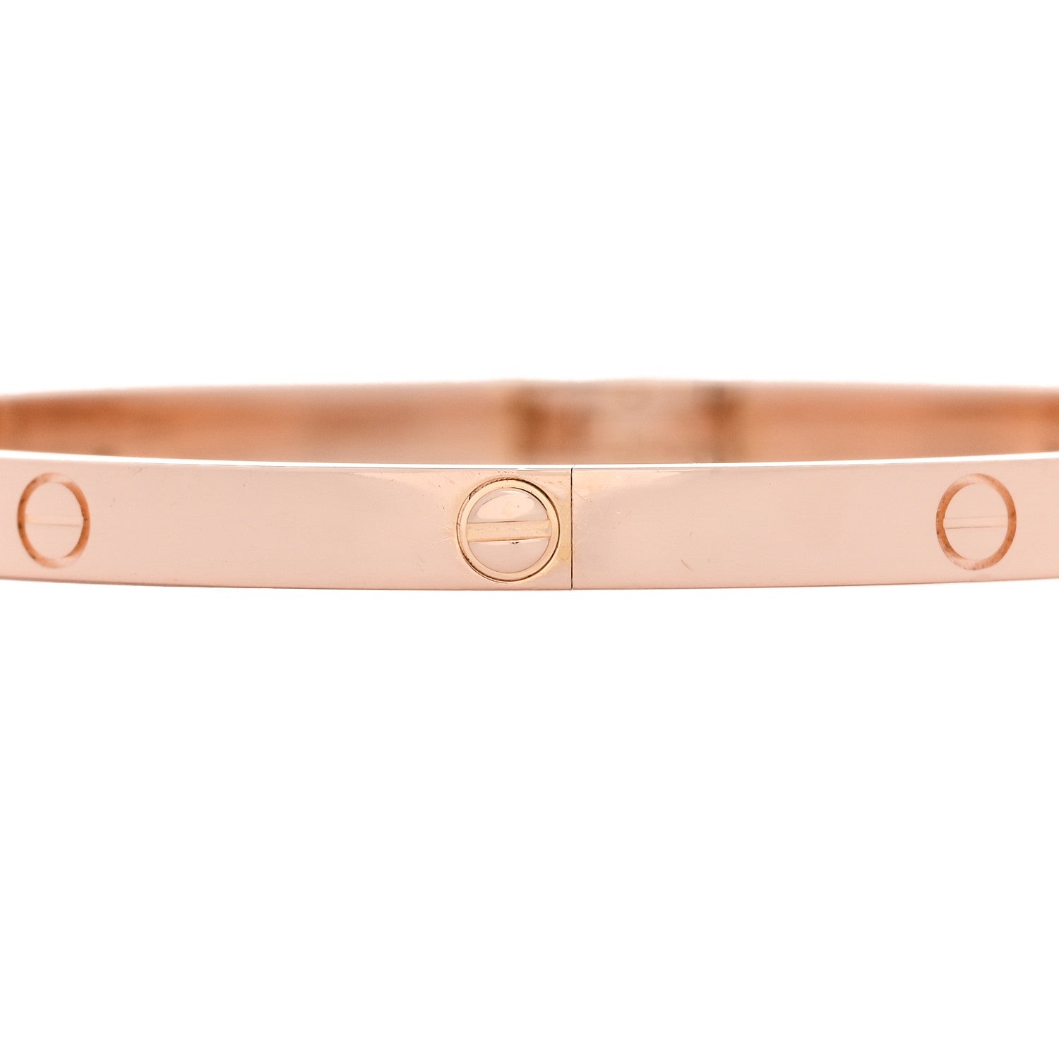 18K Pink Gold Small LOVE Bracelet 17 — view 3