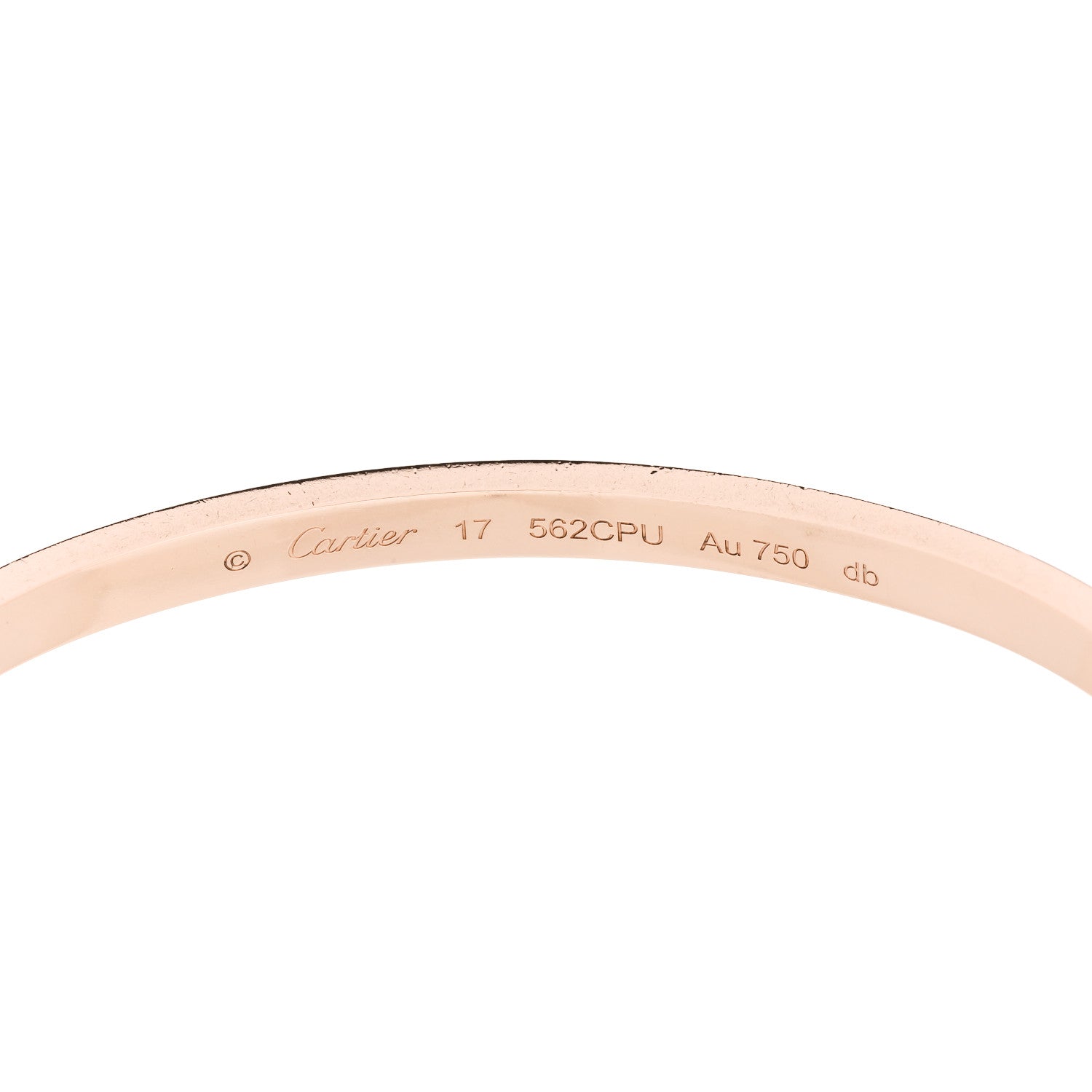 18K Pink Gold Small LOVE Bracelet 17 — view 5