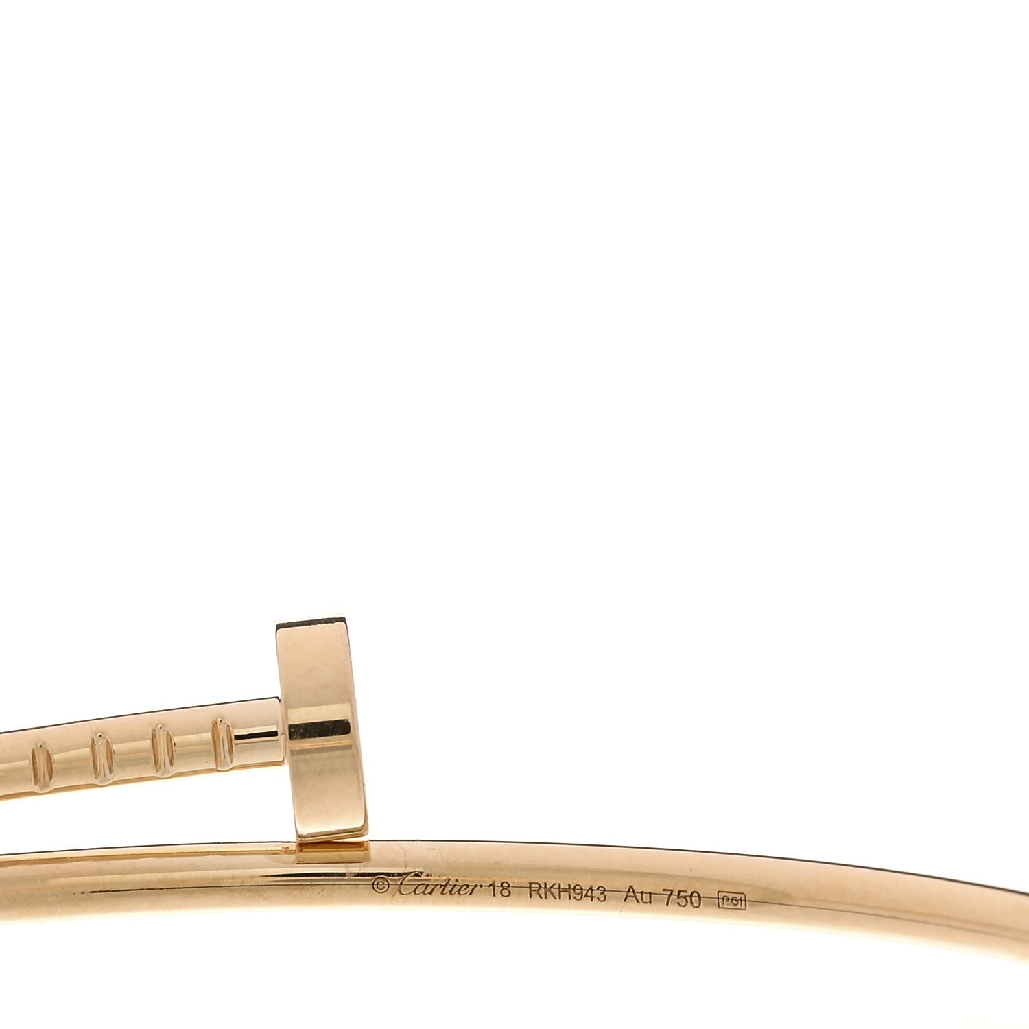 18K Yellow Gold Small Juste Un Clou Bracelet 18 — view 4