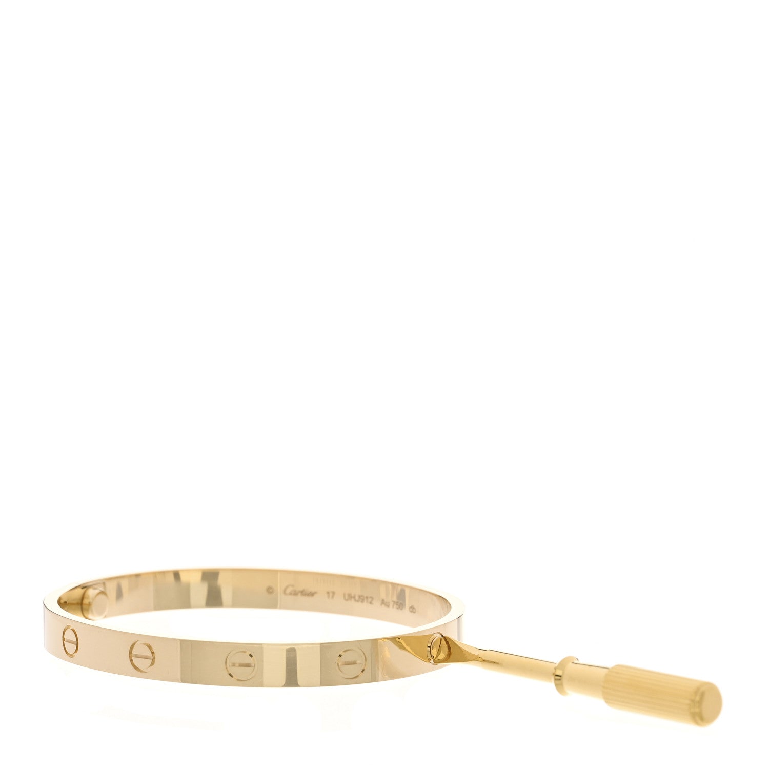 18K Yellow Gold LOVE Bracelet 17 — view 3