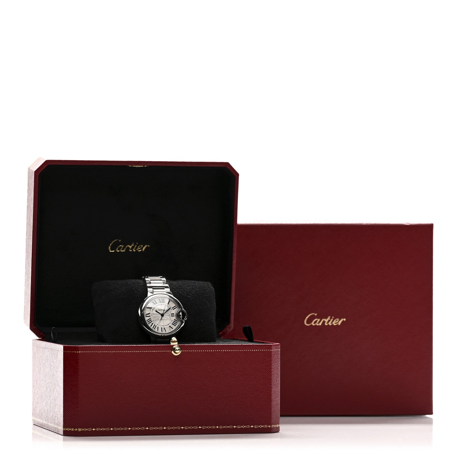 Stainless Steel 33mm Ballon Bleu De Cartier Automatic Watch — view 5