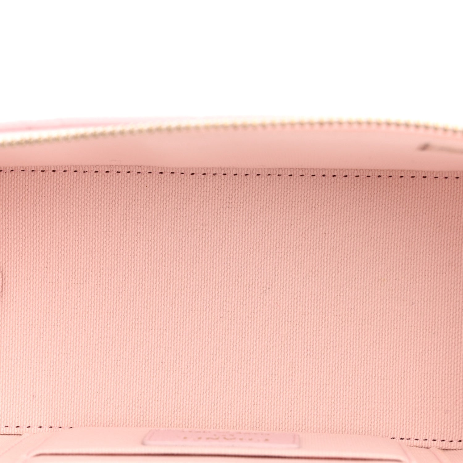 Caviar Quilted Small Tiny CC Vanity Case With Chain Light Pink — view 4