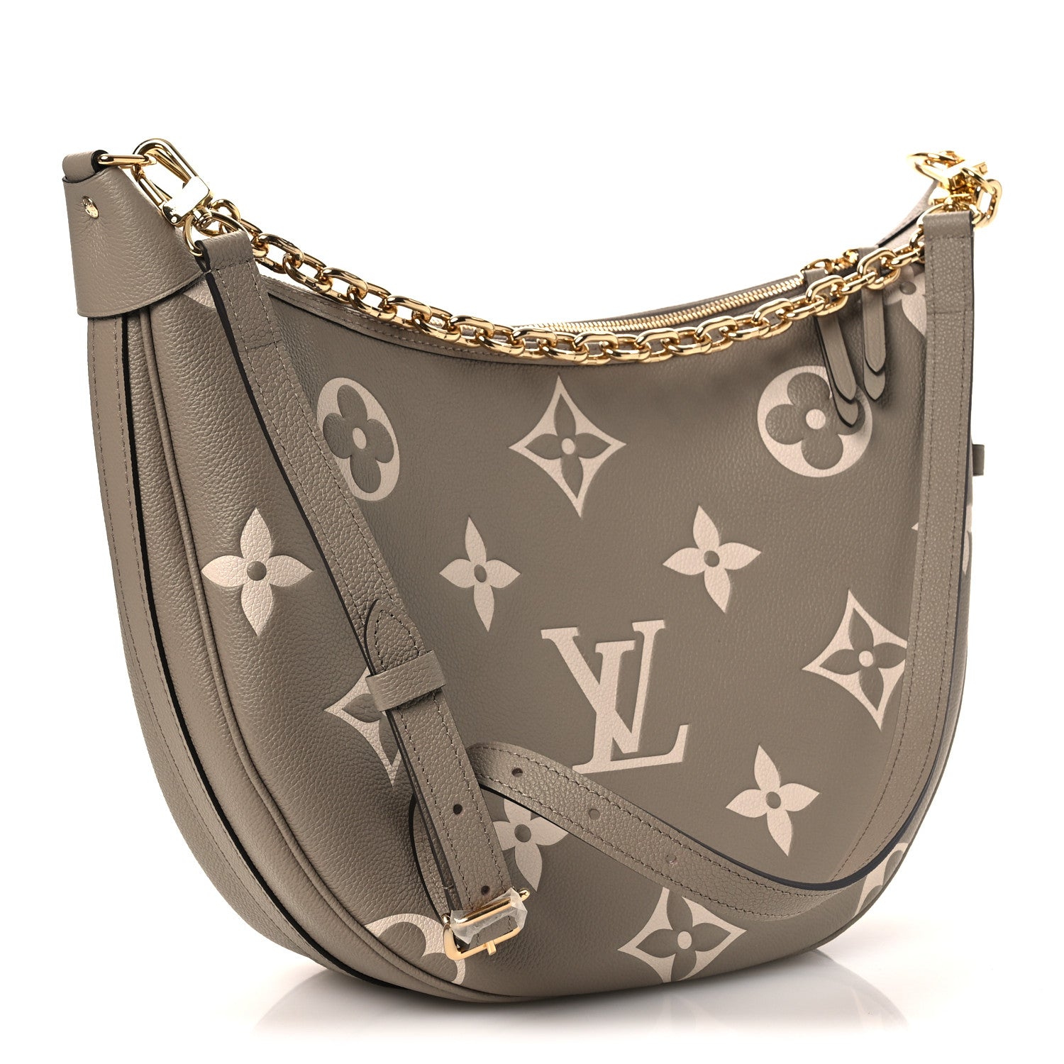 Empreinte Monogram Giant Loop Hobo Dove Gray Cream — view 4