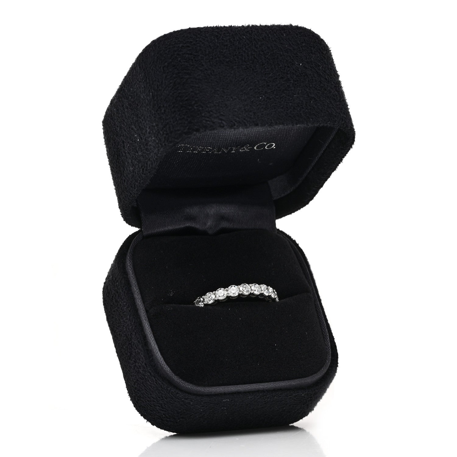 Platinum Diamond 3mm Forever Eternity Band Ring 56 7.5 — view 5