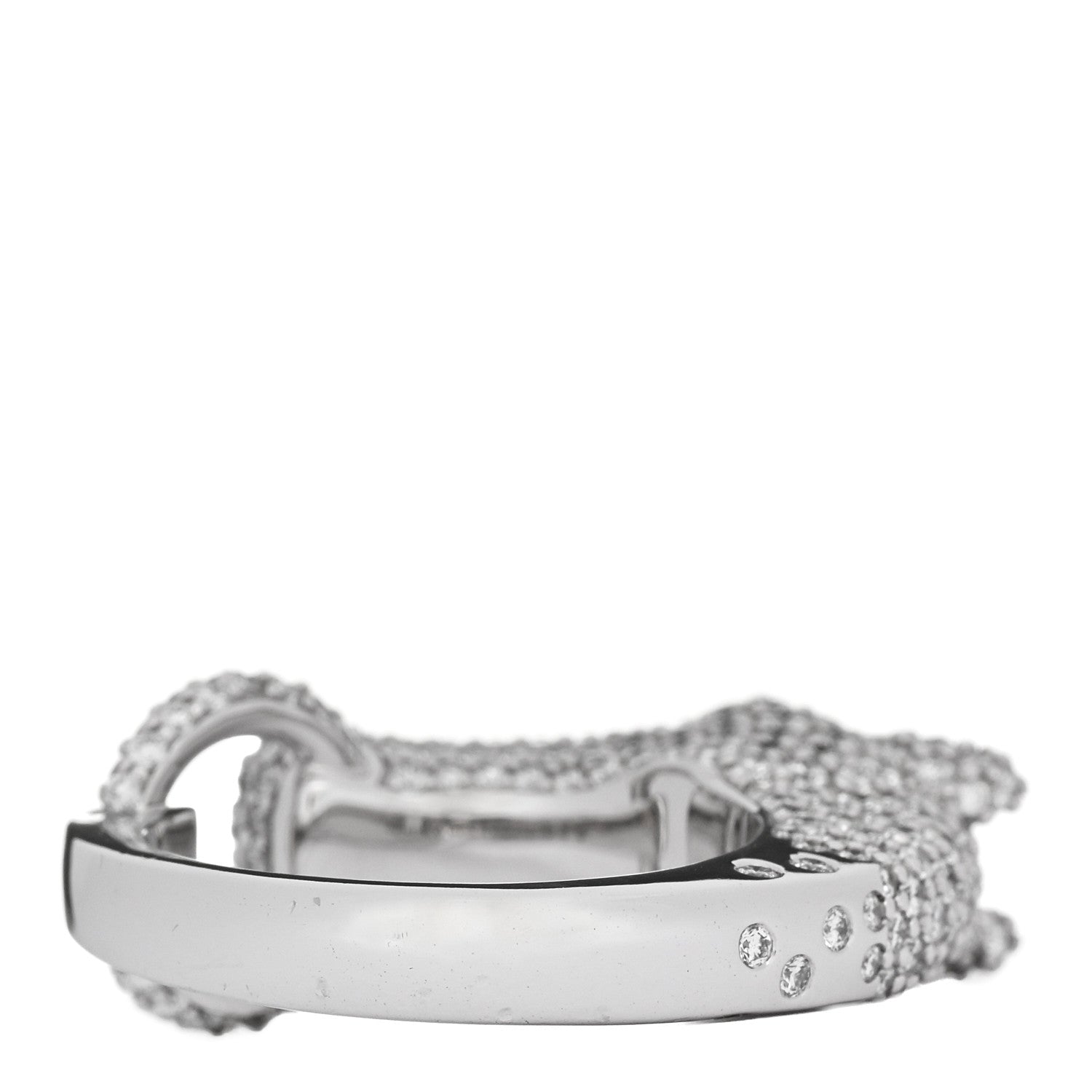 18K White Gold Diamond Galop Ring 52 6 — view 4