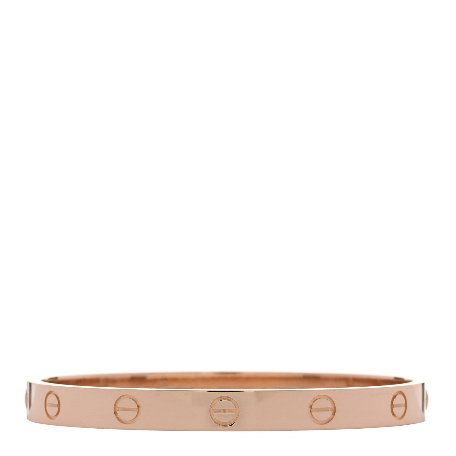 18K Pink Gold LOVE Bracelet 17