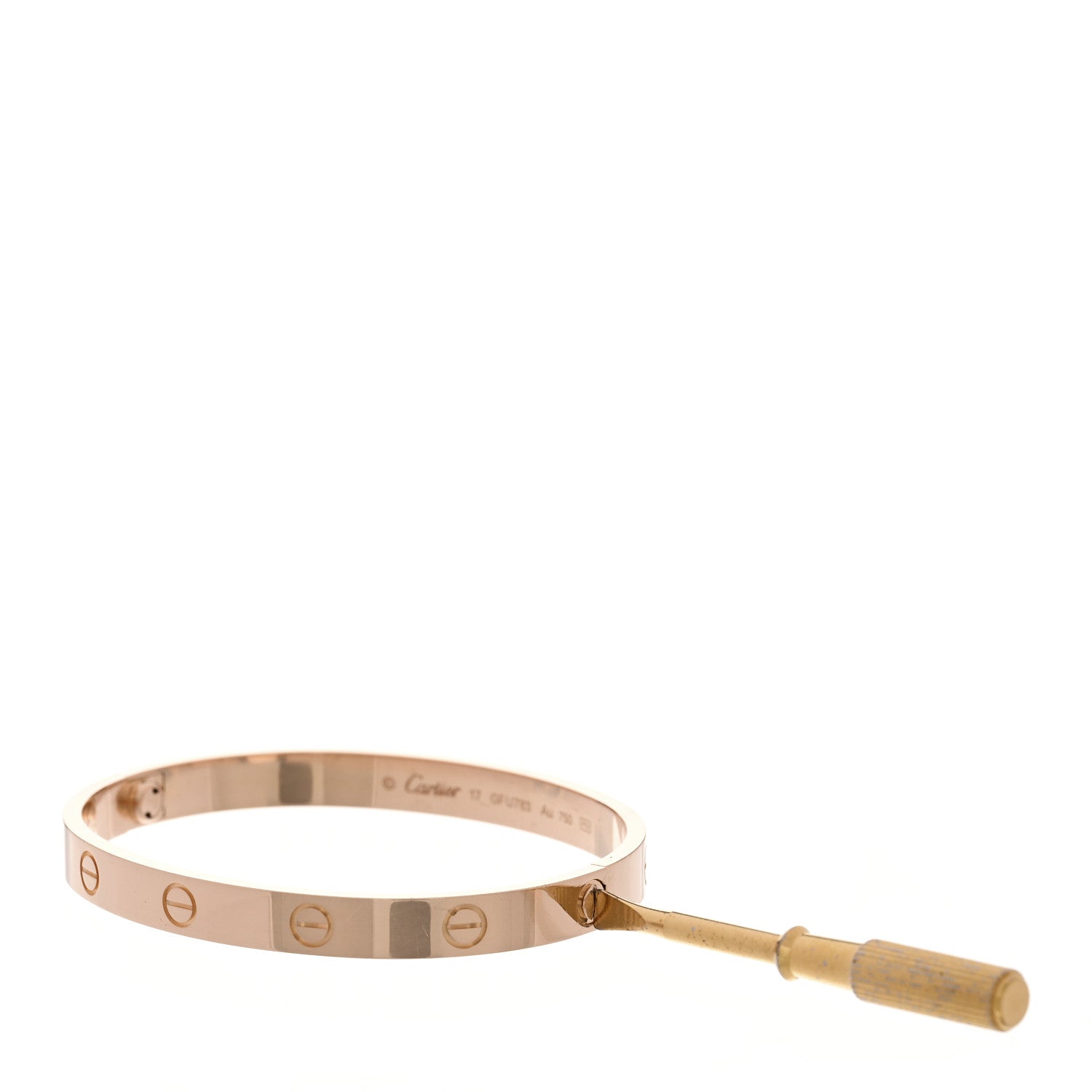 18K Pink Gold LOVE Bracelet 17 — view 3