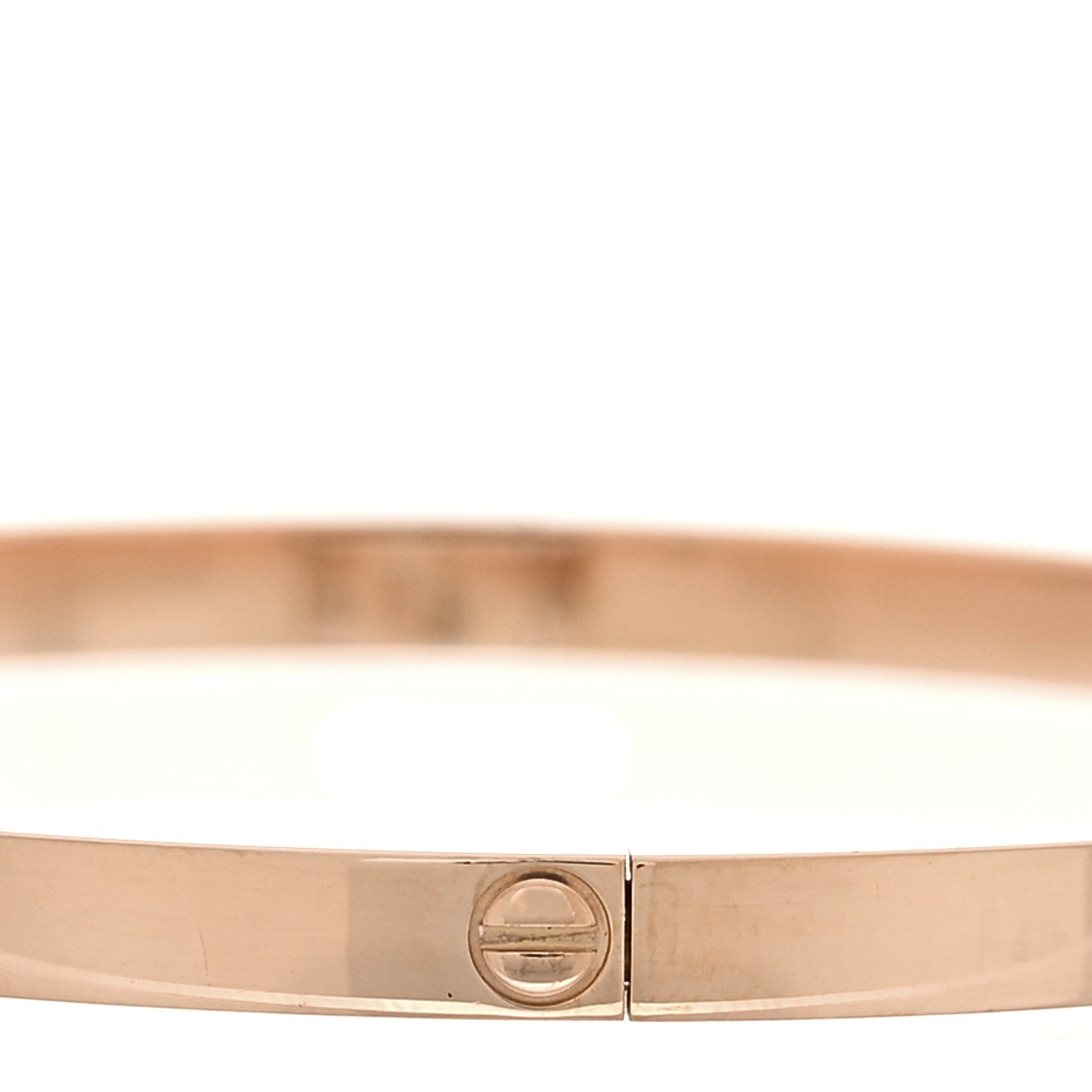 18K Pink Gold 6 Diamond Small LOVE Bracelet 18 — view 4