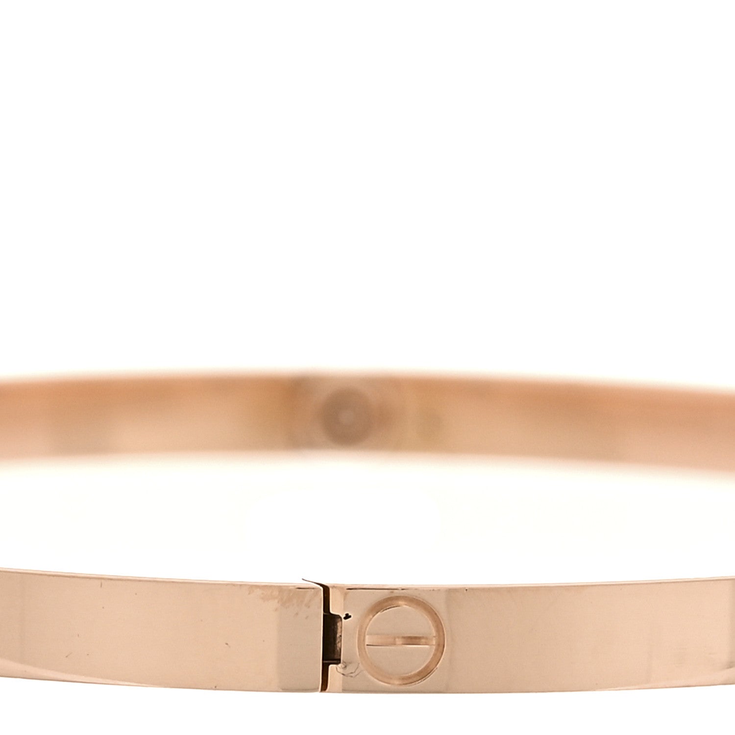 18K Pink Gold 6 Diamond Small LOVE Bracelet 18 — view 5