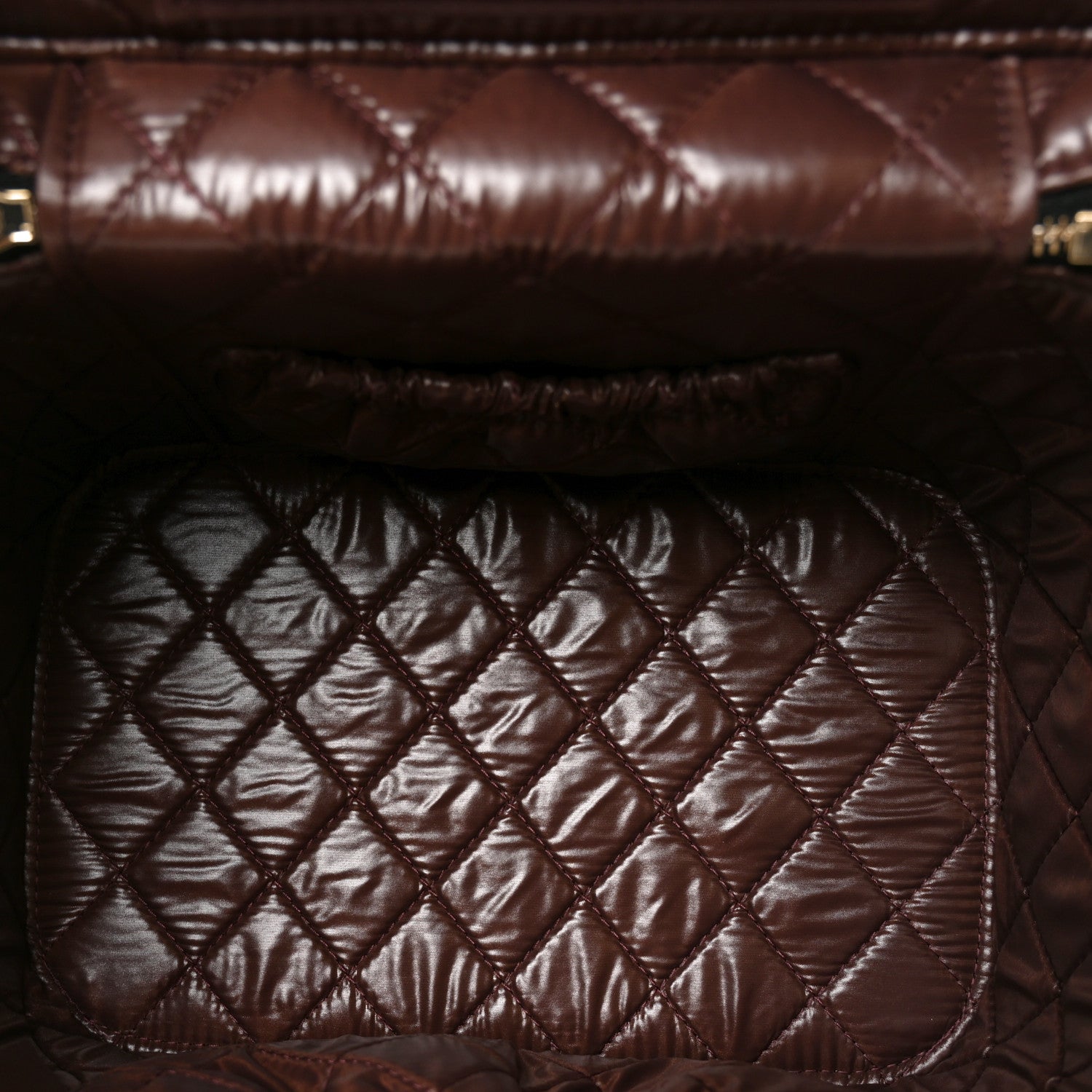Caviar Quilted Large Vanity Pouch Black — view 5