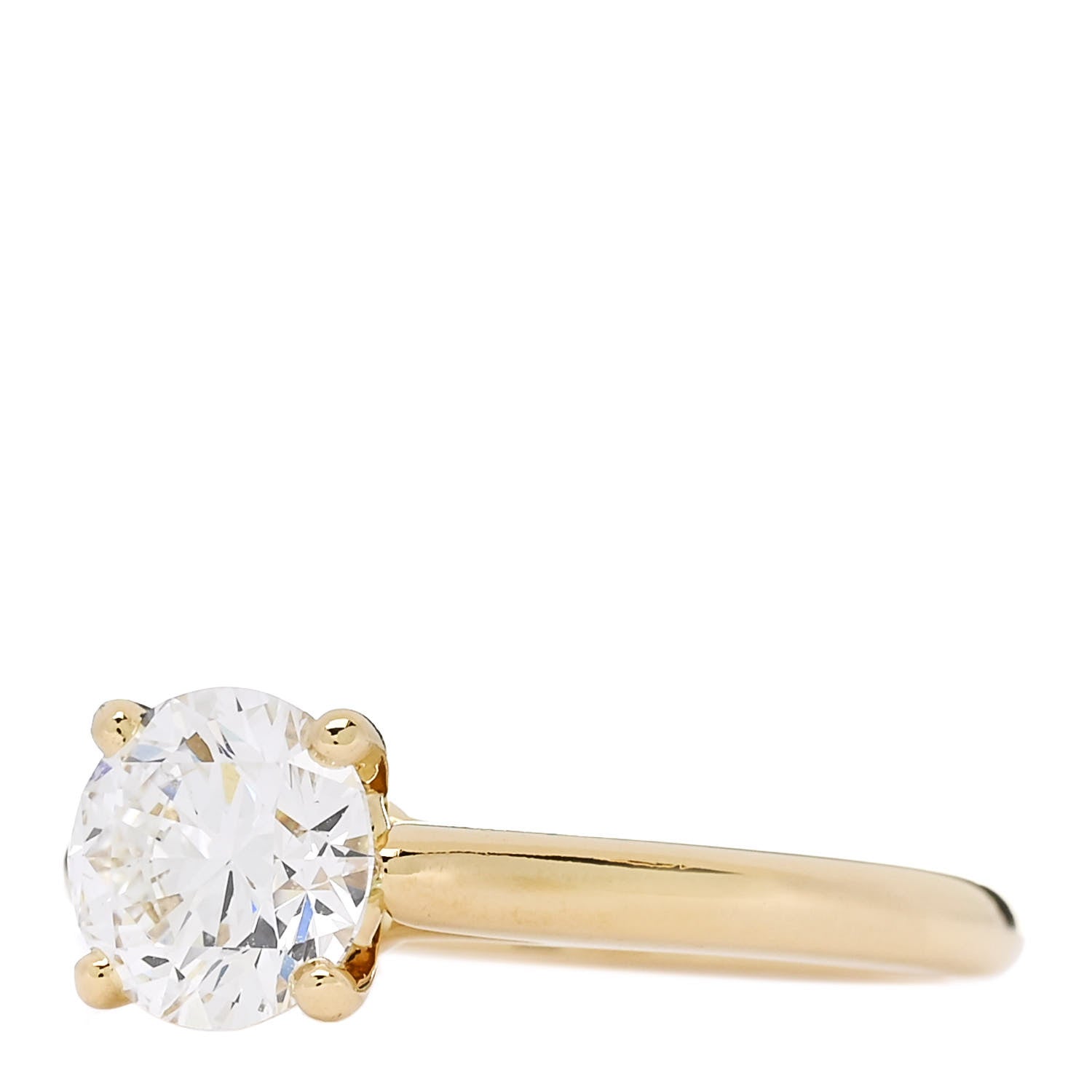 18K Yellow Gold Diamond 1.20ct 1895 Solitaire Engagement Ring 52 6 — view 3