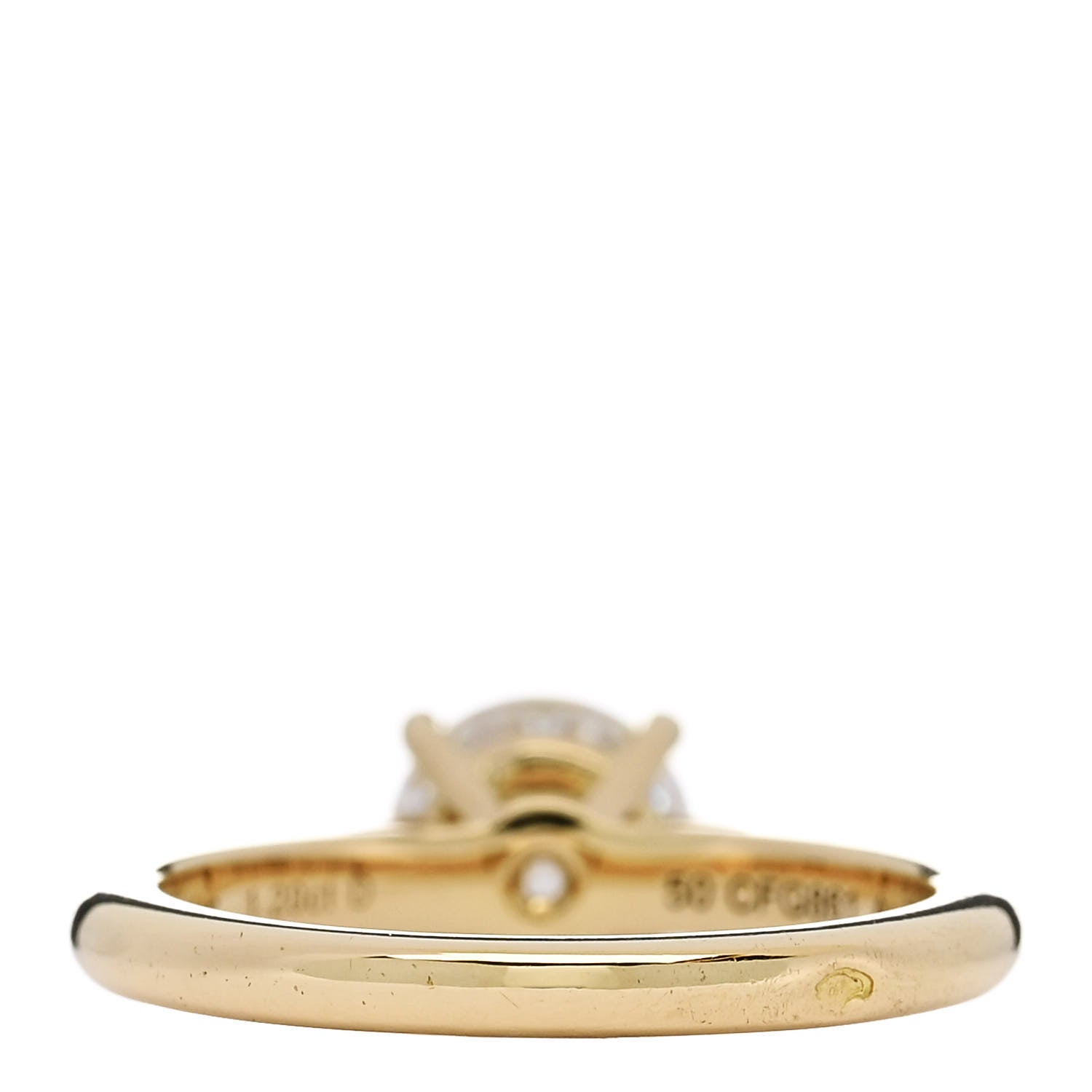 18K Yellow Gold Diamond 1.20ct 1895 Solitaire Engagement Ring 52 6 — view 4