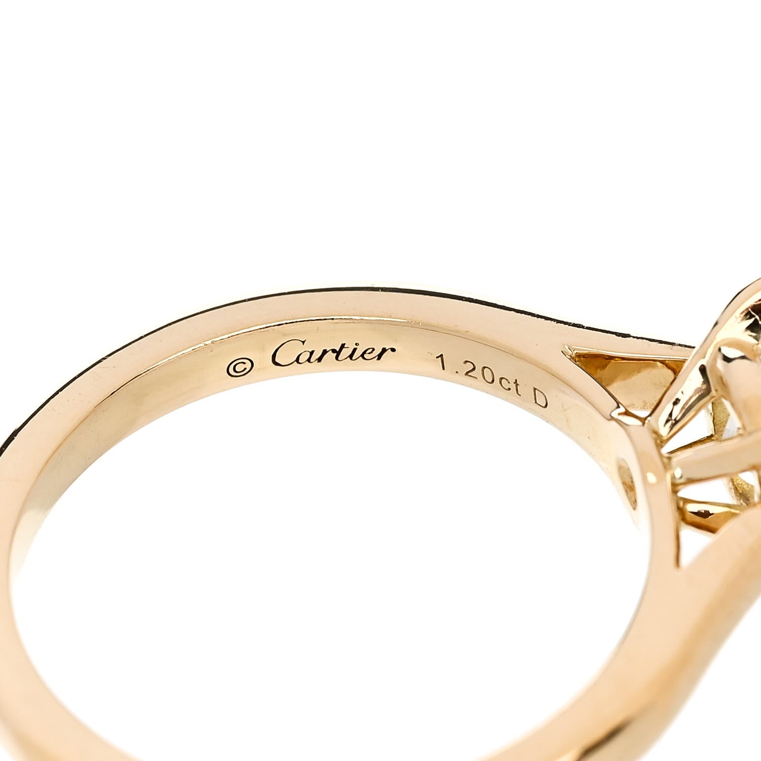 18K Yellow Gold Diamond 1.20ct 1895 Solitaire Engagement Ring 52 6 — view 5