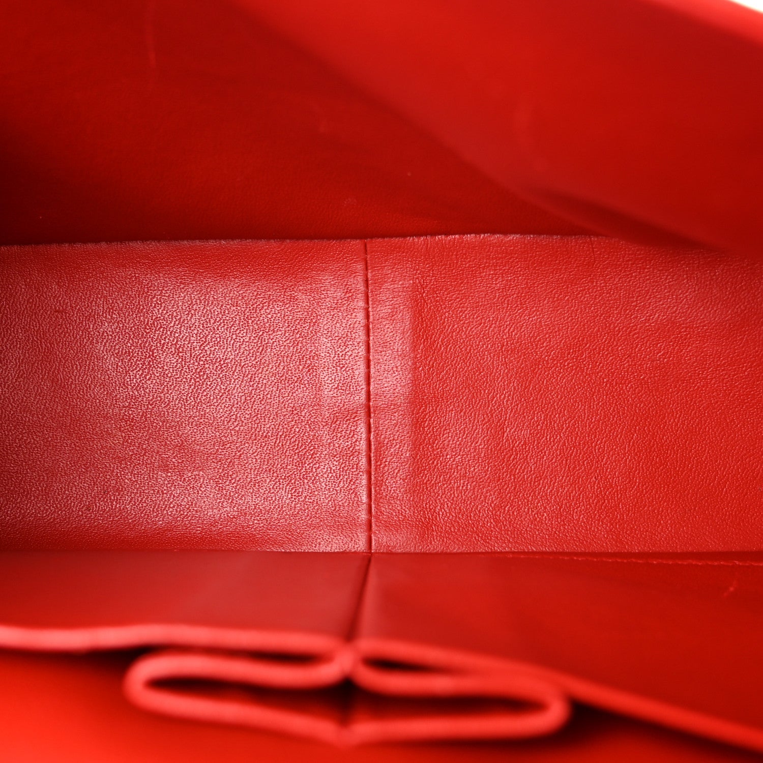 Lambskin Quilted Jumbo Double Flap Red — view 5