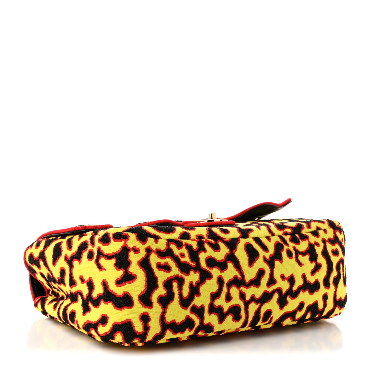 Mixed Fibers Magma Maxi Flap Yellow Black Red — view 4