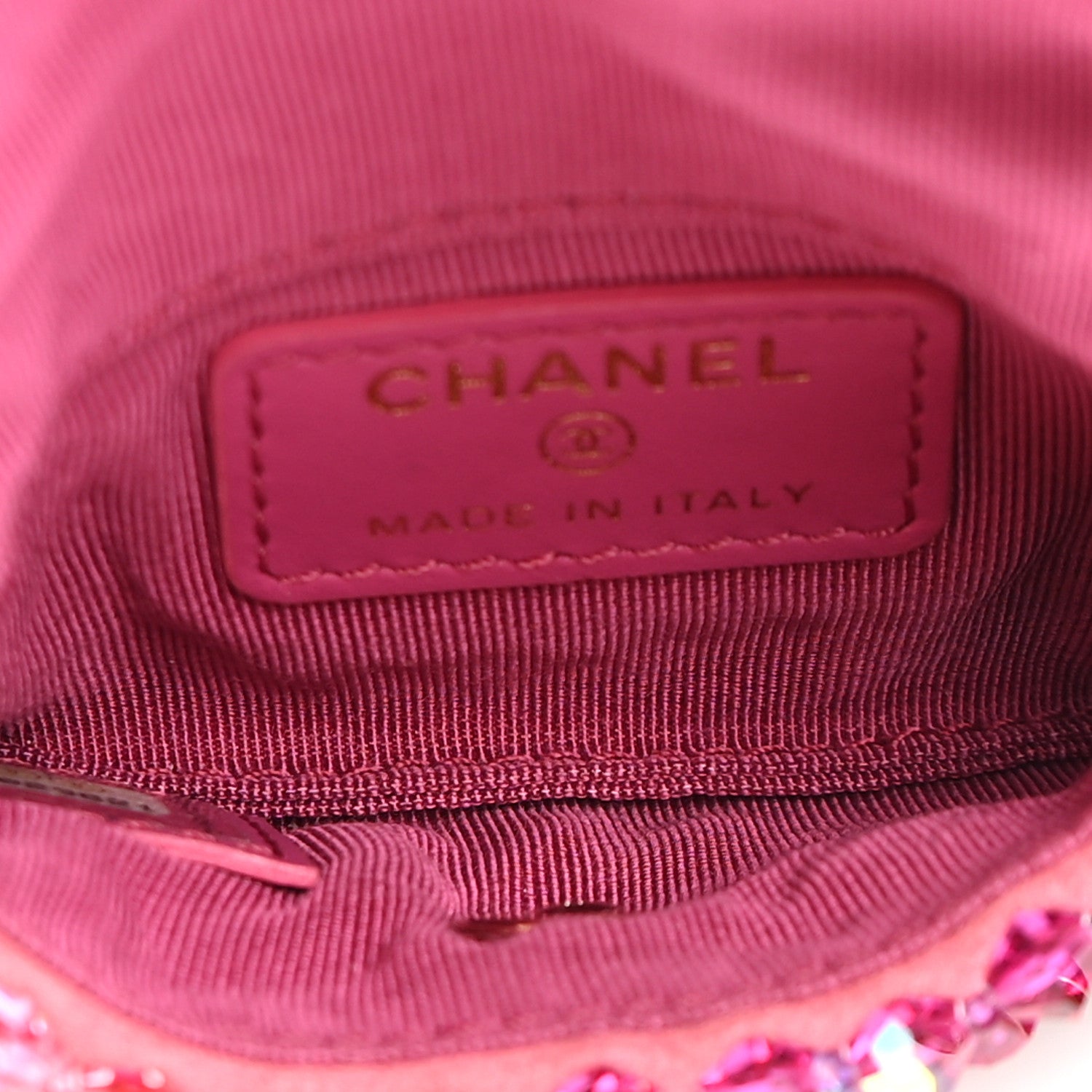 Crystal Mini Flap Pink Purple — view 5