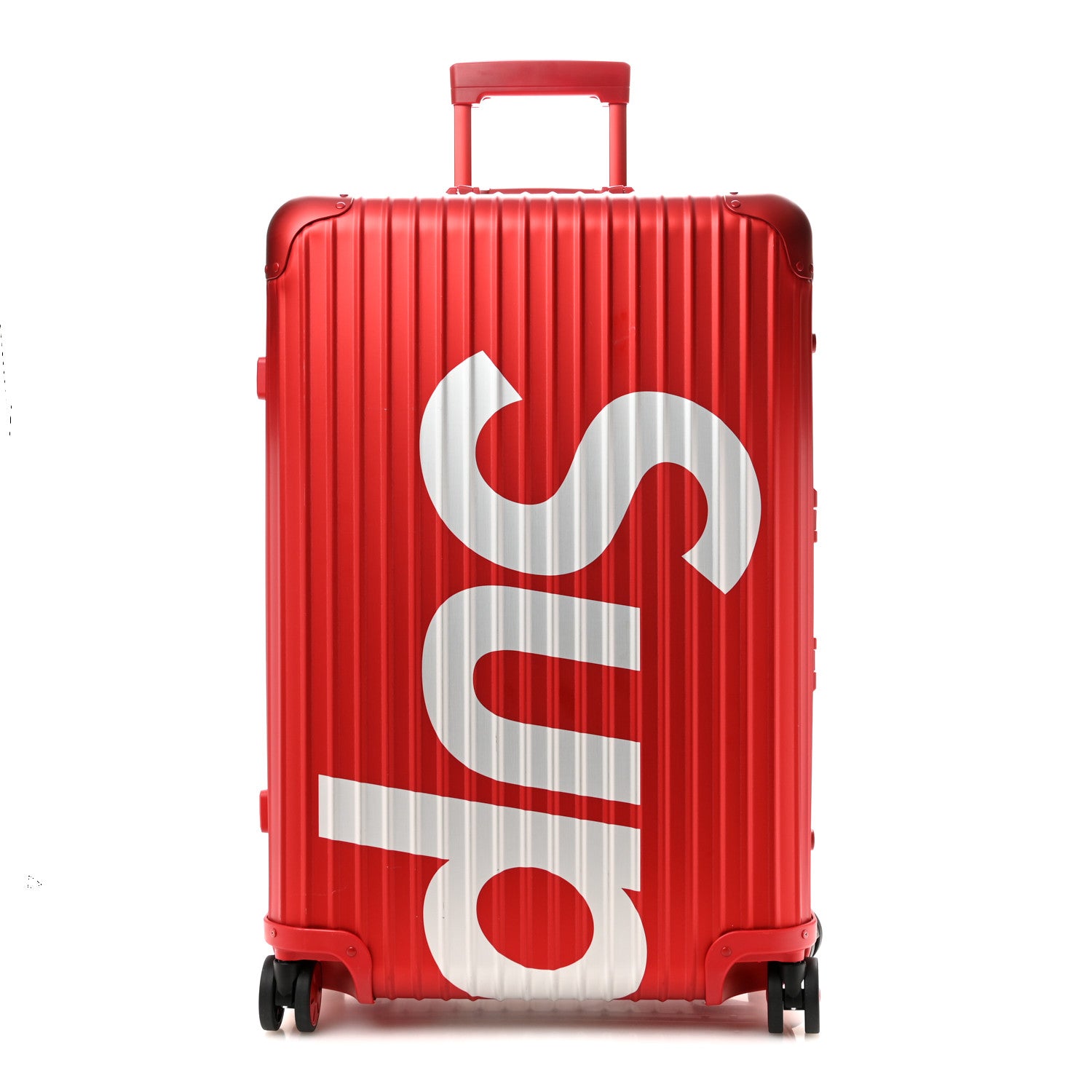 X SUPREME Matte Polycarbonate Topas Multiwheel 82L Red — view 1