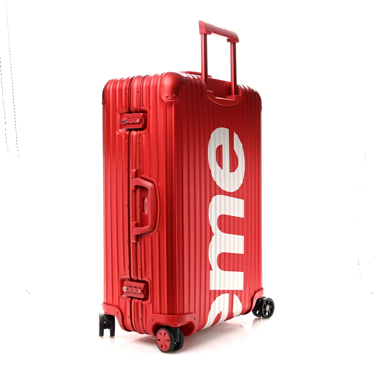 X SUPREME Matte Polycarbonate Topas Multiwheel 82L Red — view 2