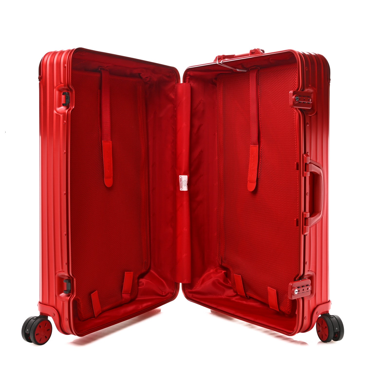 X SUPREME Matte Polycarbonate Topas Multiwheel 82L Red — view 4
