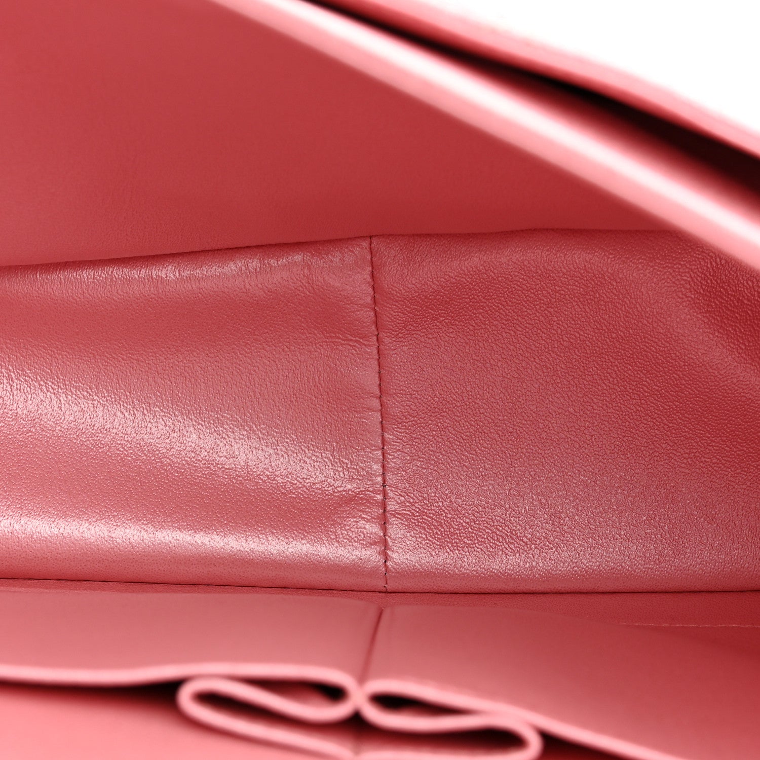 Iridescent Caviar Quilted Jumbo Double Flap Pink — view 5