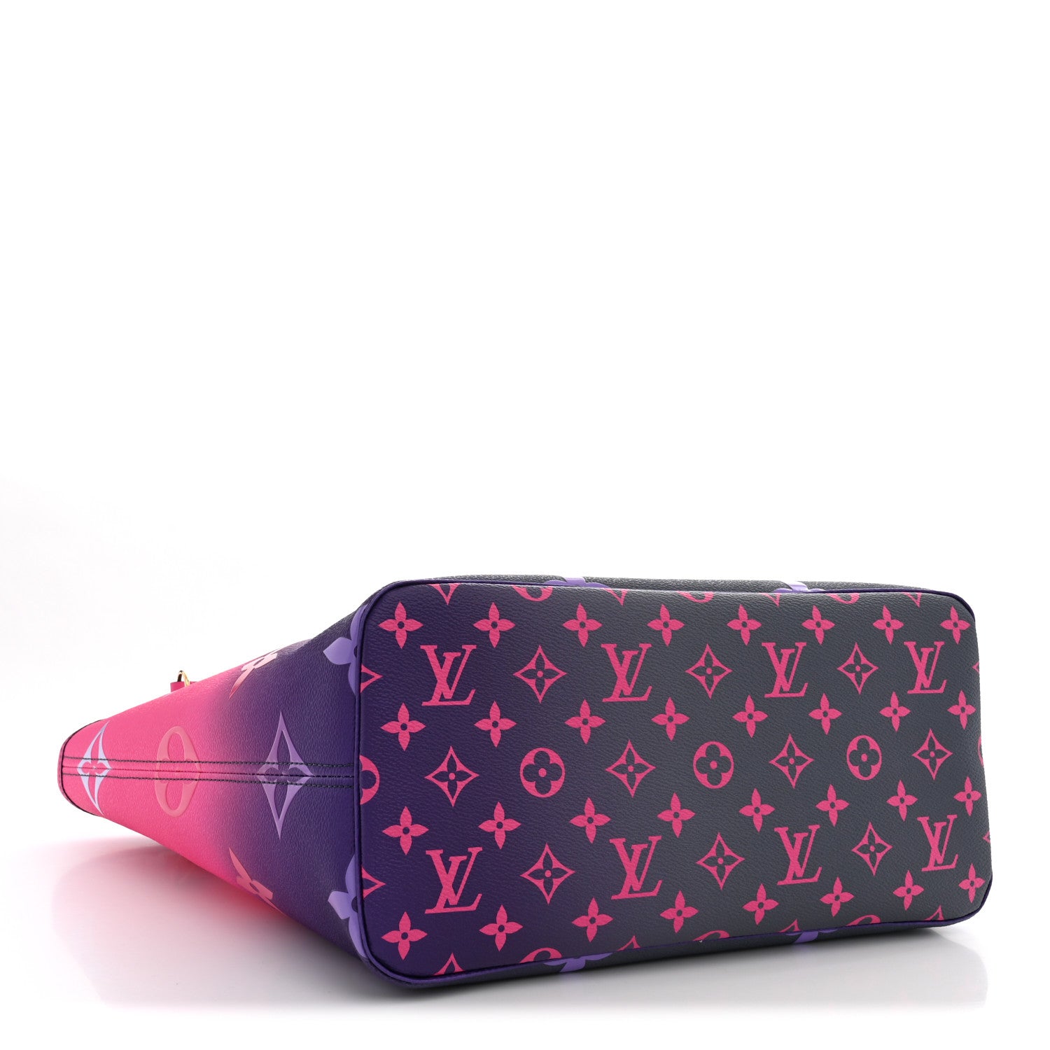 Monogram Giant Spring In The City Neverfull MM Midnight Fuchsia — view 5