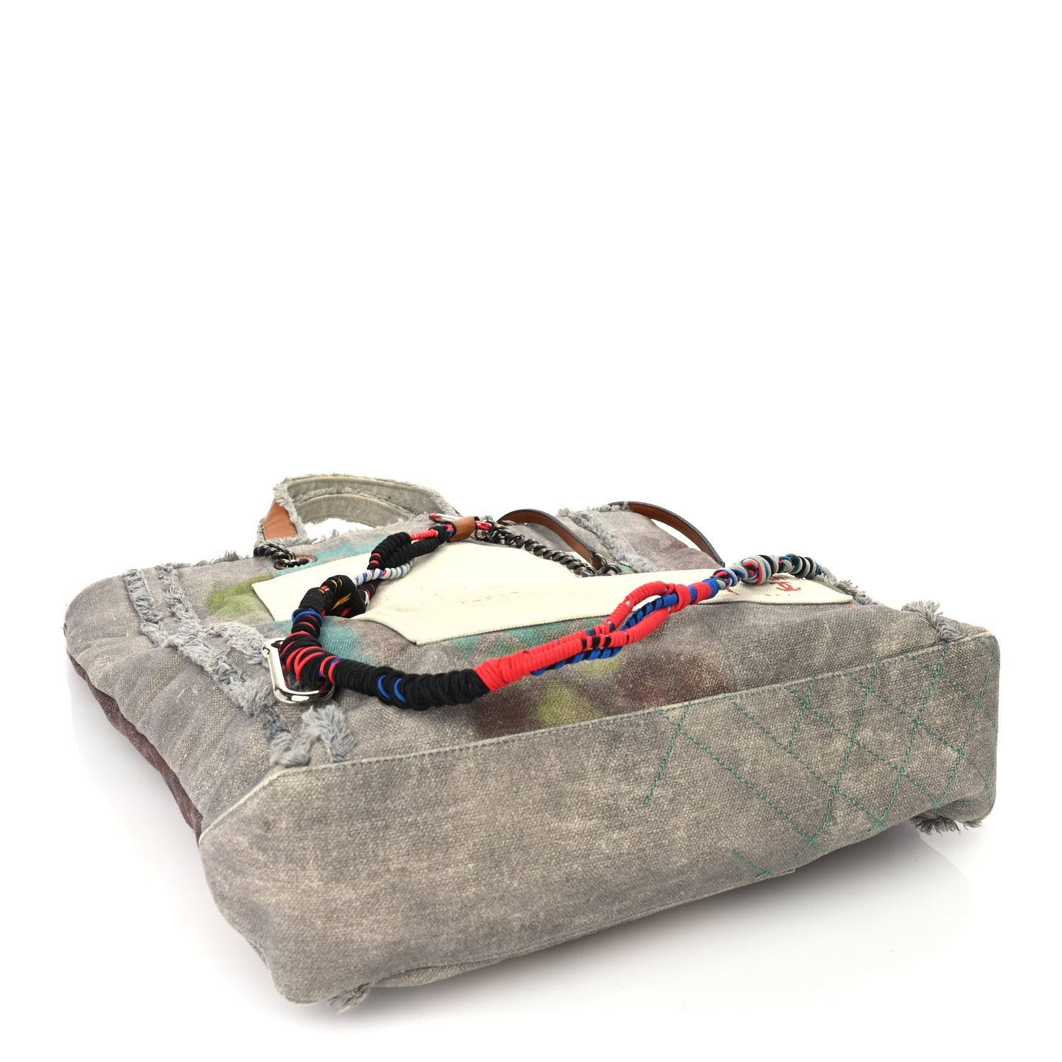 Canvas Large Graffiti Tote Grey — view 3