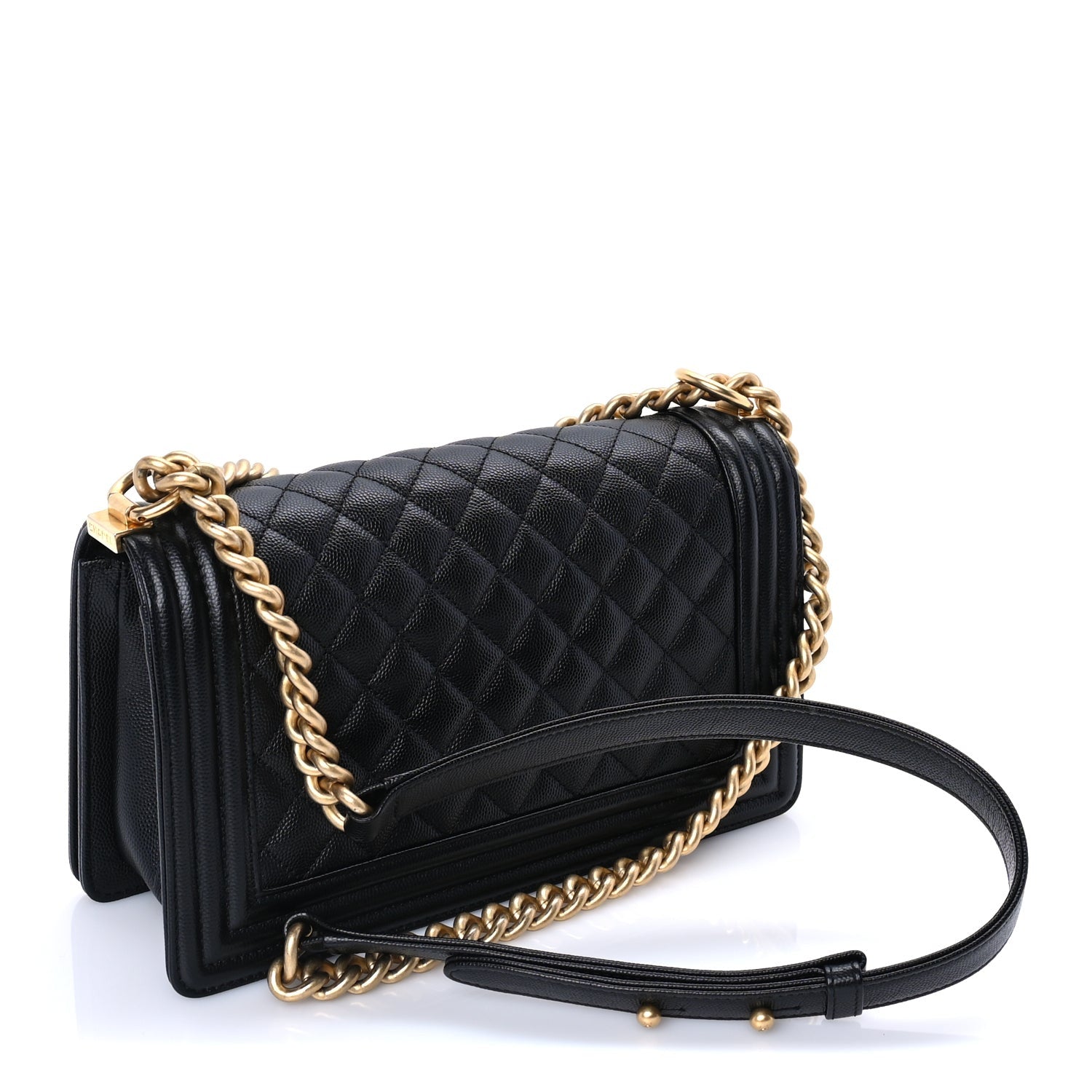 Caviair New Medium Boy Flap Bag Black — view 2