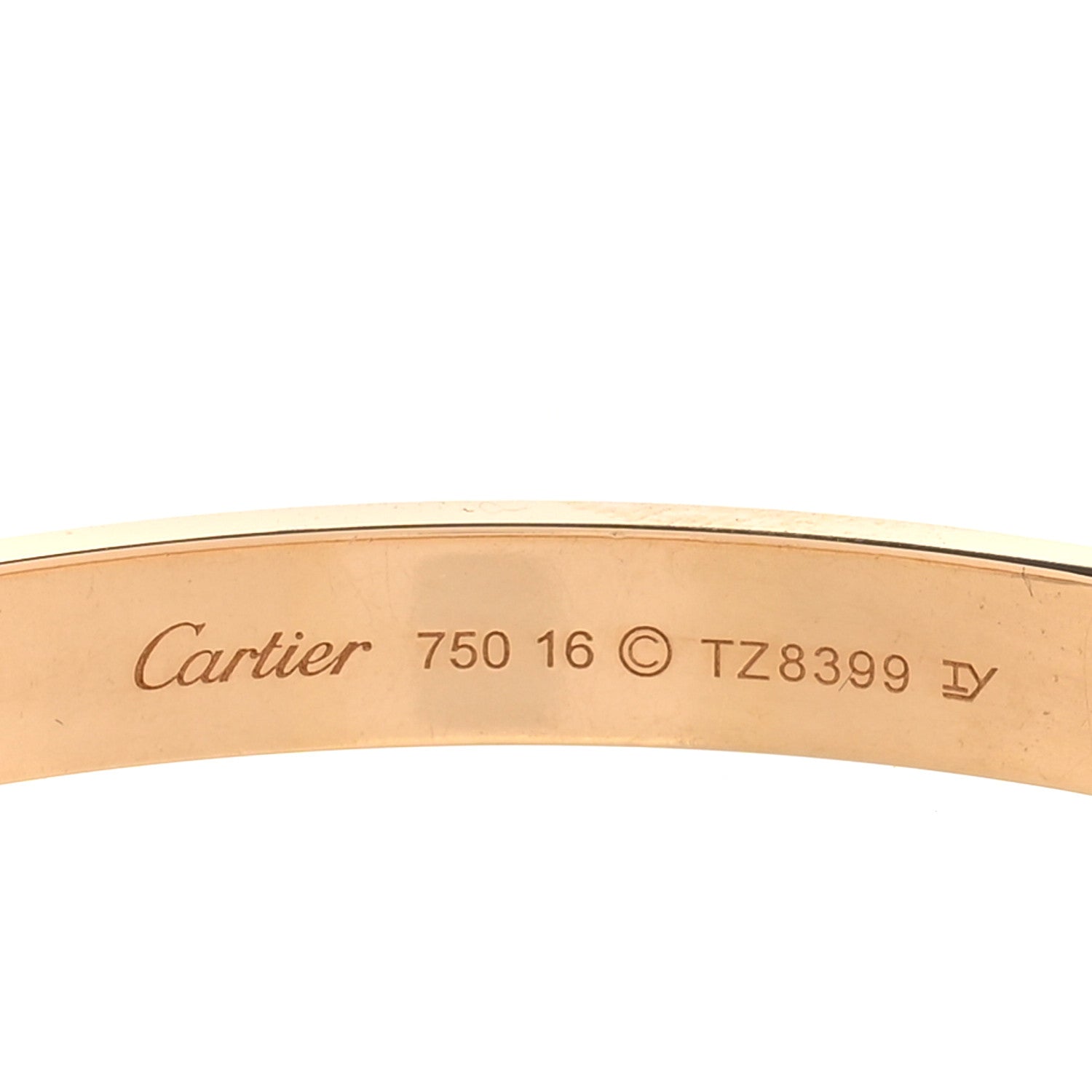 18K Yellow Gold LOVE Bracelet 16 — view 3