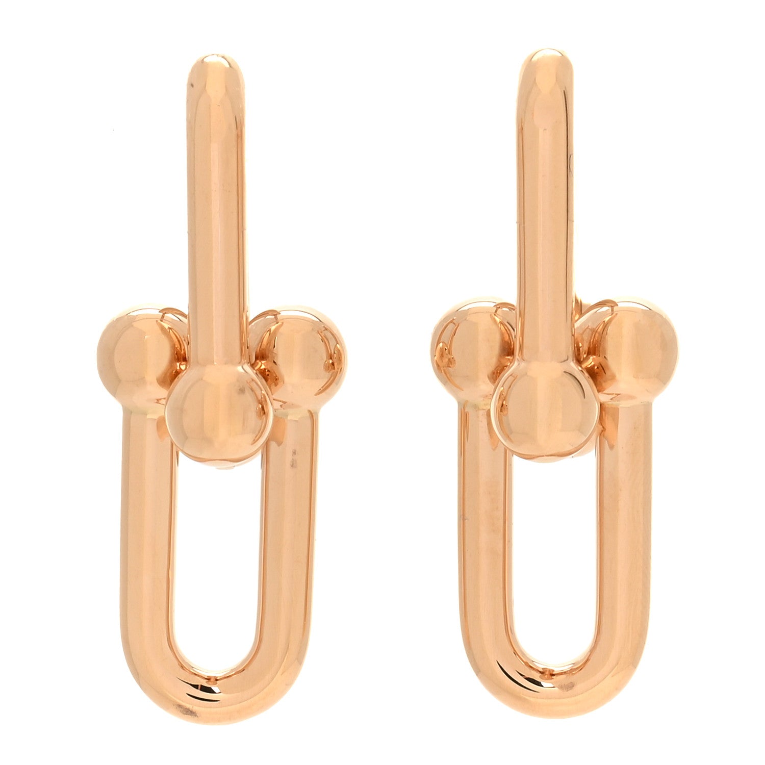 18K Rose Gold Large HardWear Link Earrings