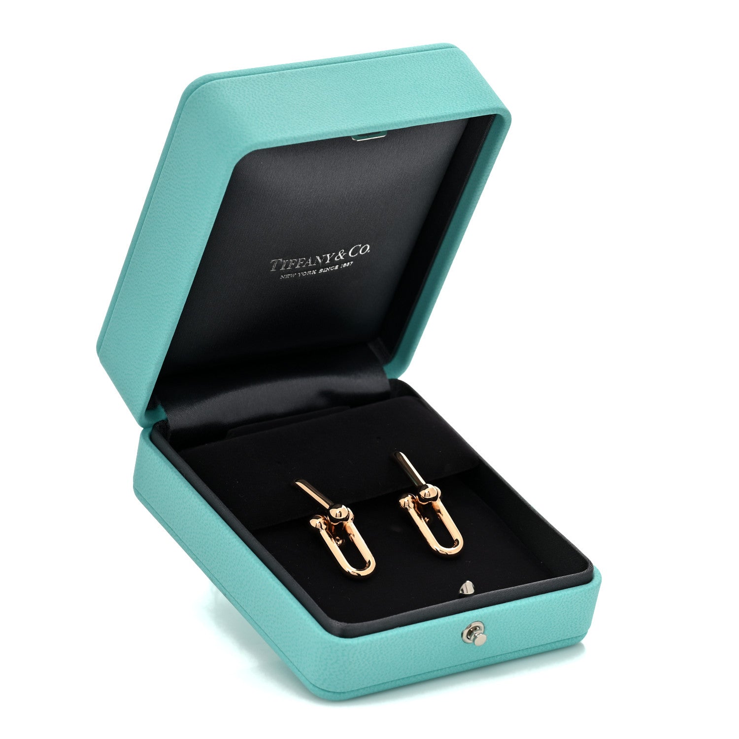 18K Rose Gold Large HardWear Link Earrings — view 5