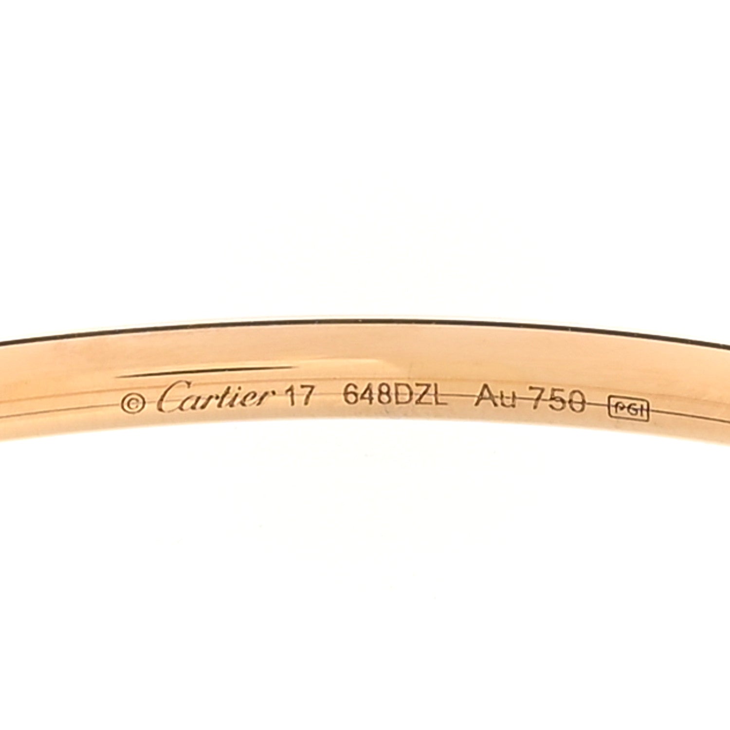 18K Yellow Gold Diamond Small Juste Un Clou Bracelet 17 — view 3