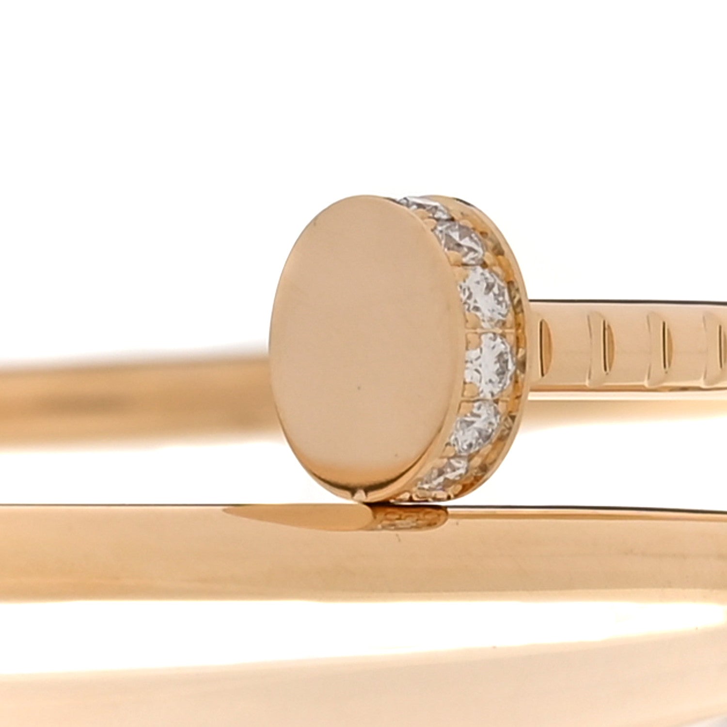 18K Yellow Gold Diamond Small Juste Un Clou Bracelet 17 — view 4