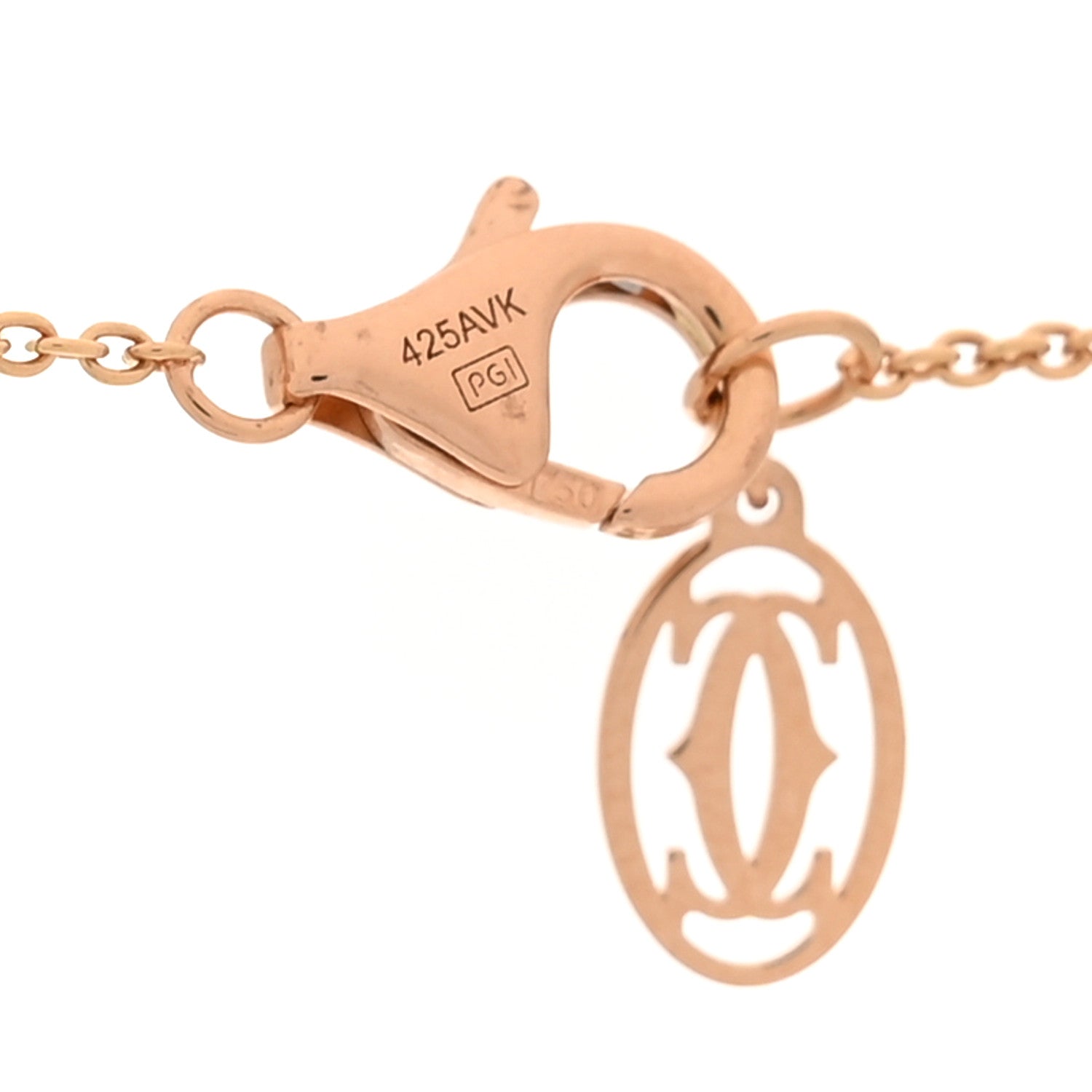 18K Pink Gold Diamond Clash de Cartier Necklace — view 5