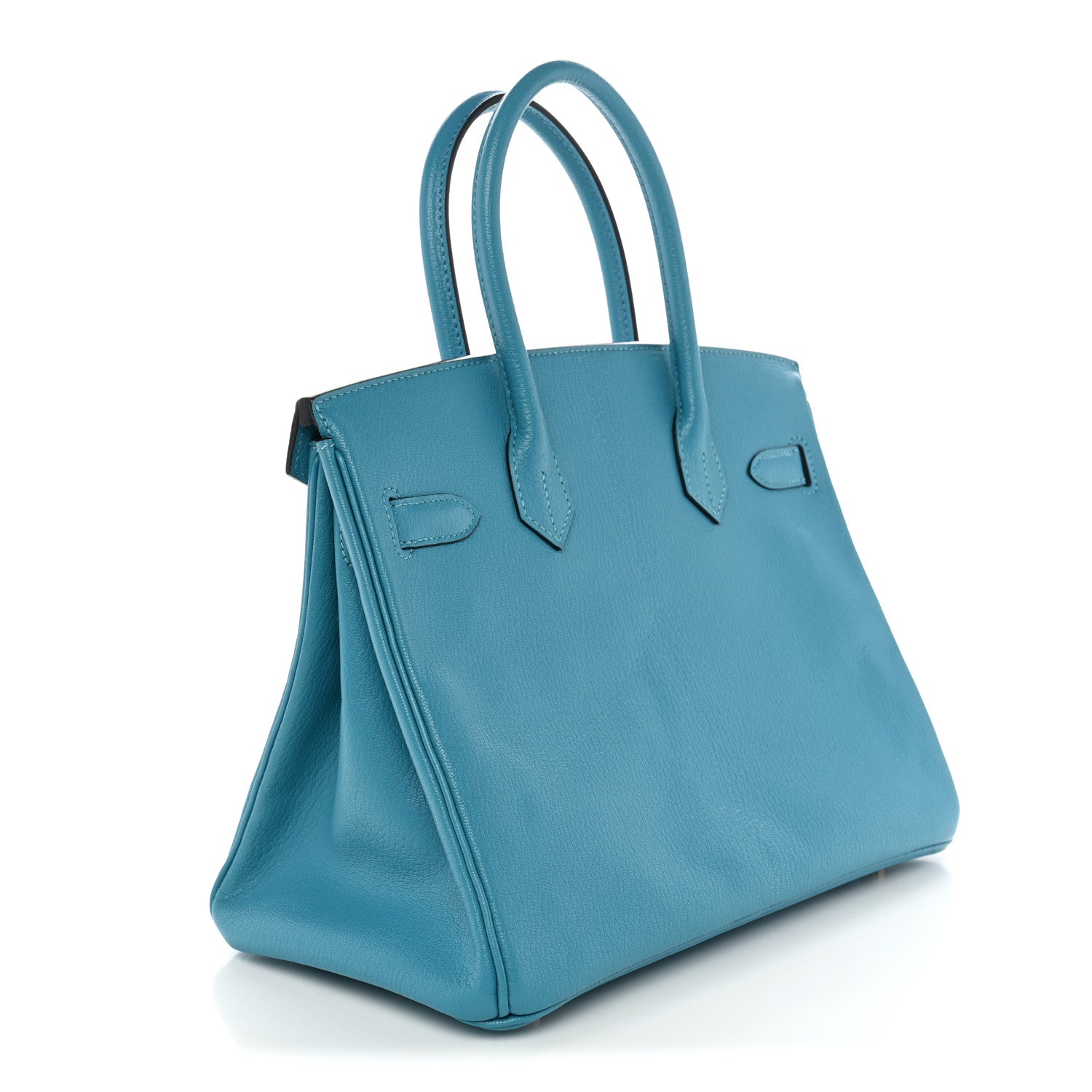 Chevre de Coromandel Birkin 30 Turquoise — view 3