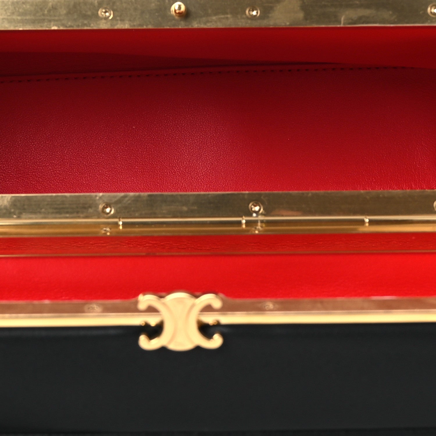 Supple Calfskin Rectangle Bag Black — view 5
