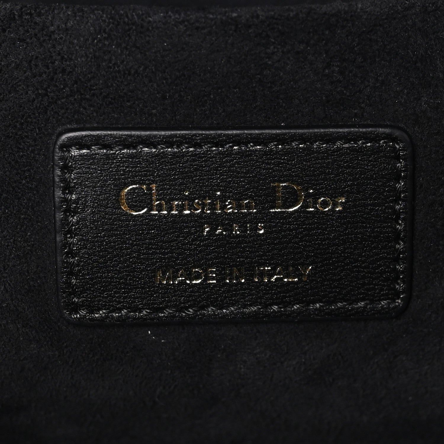 Lambskin Cannage Medium Lady D-Joy Black — view 5