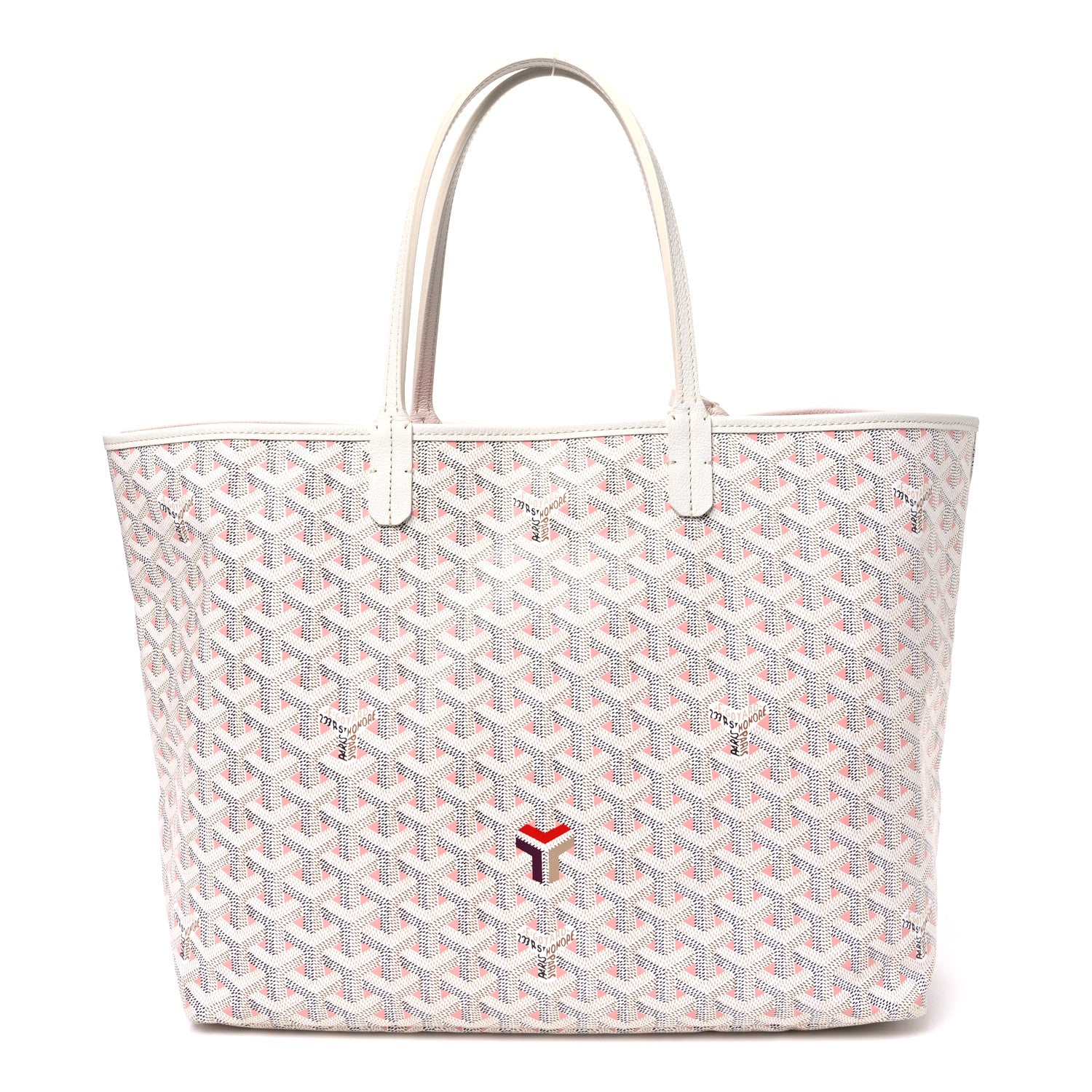 Goyardine Saint Louis Claire Voie PM White Pink