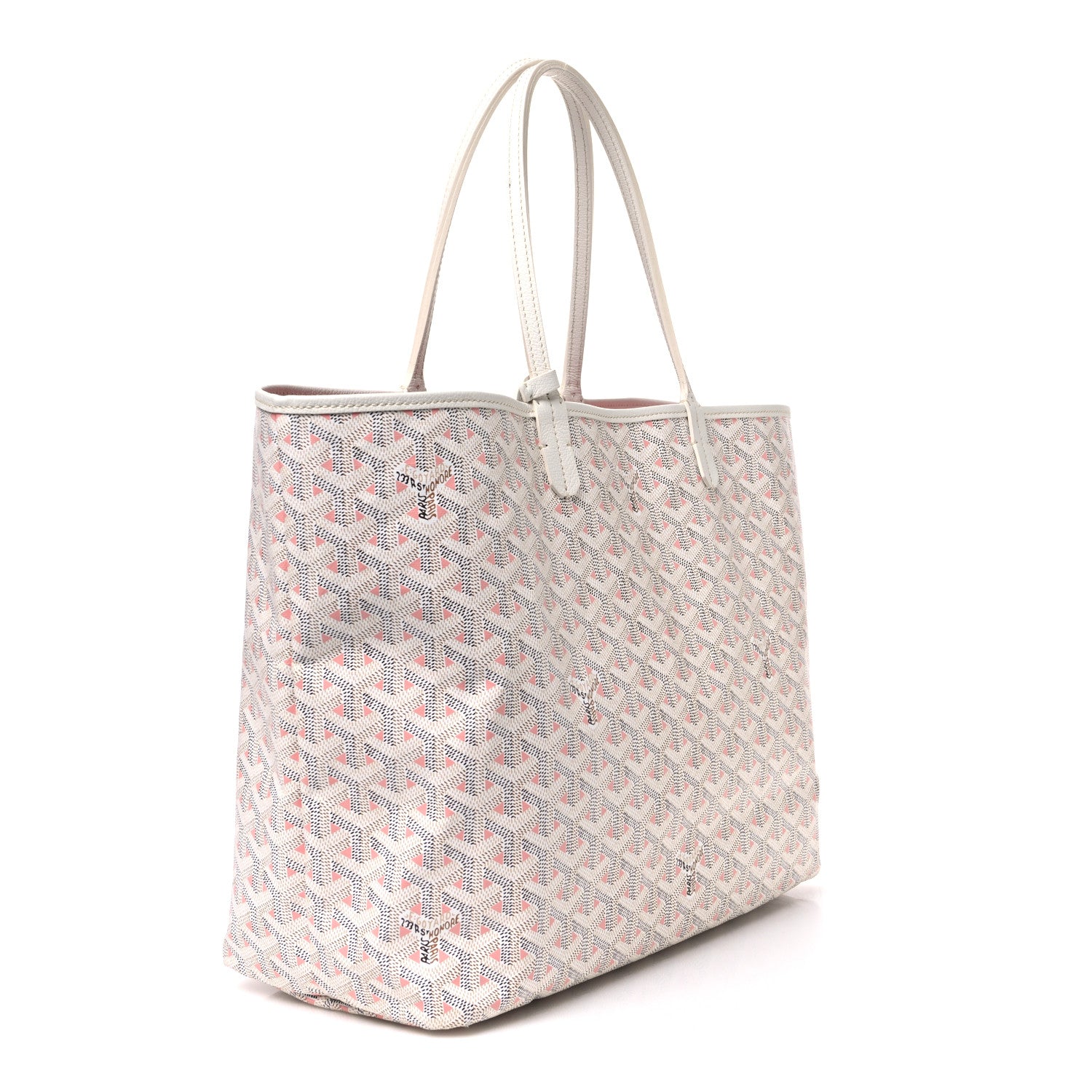 Goyardine Saint Louis Claire Voie PM White Pink — view 3