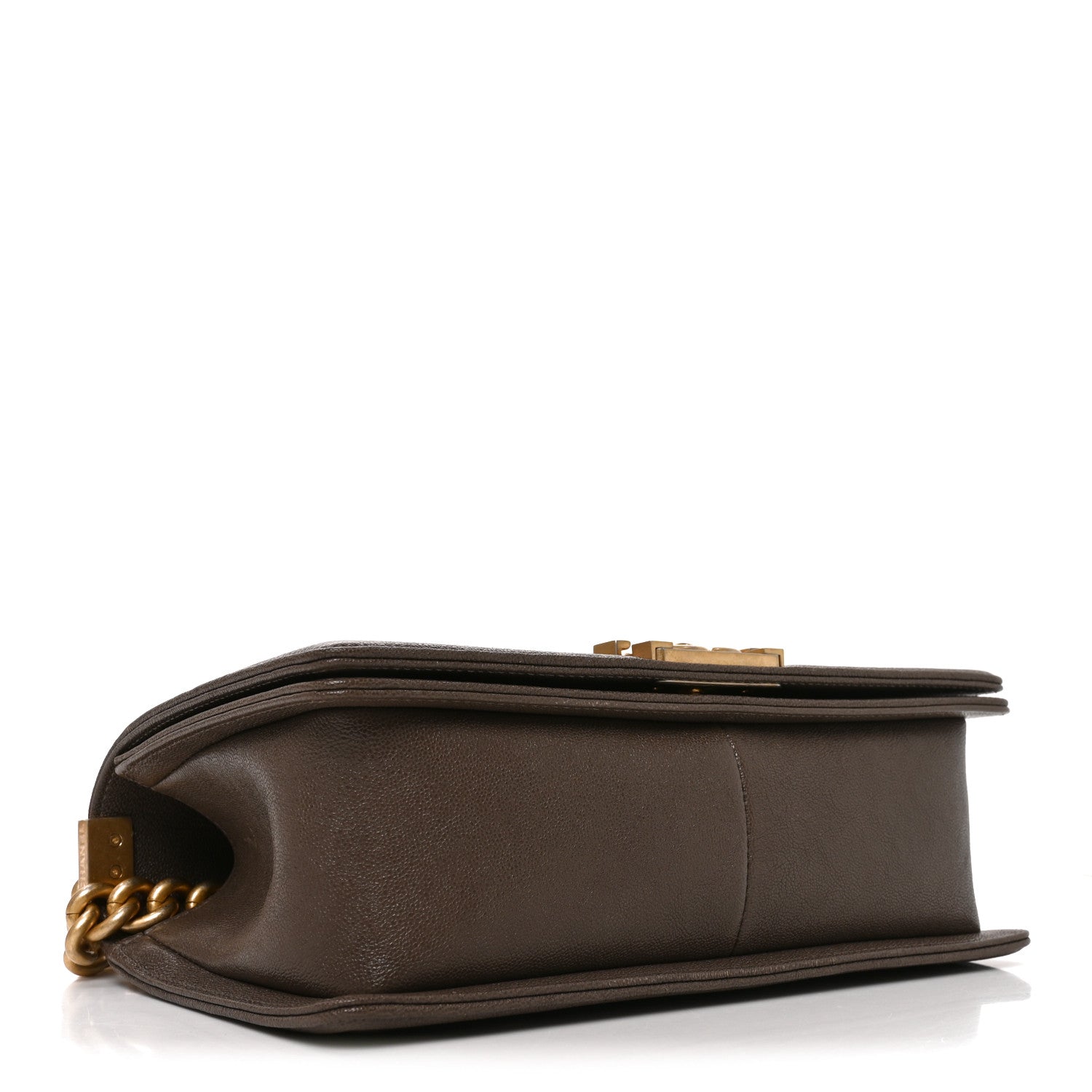 Caviar Quilted Medium Boy Flap Khaki — view 4