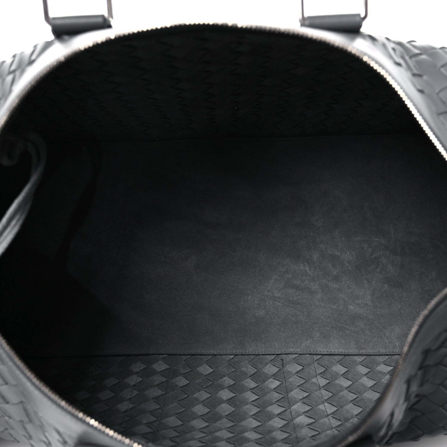 Nappa Intrecciato Medium Duffle Bag Thunder — view 5