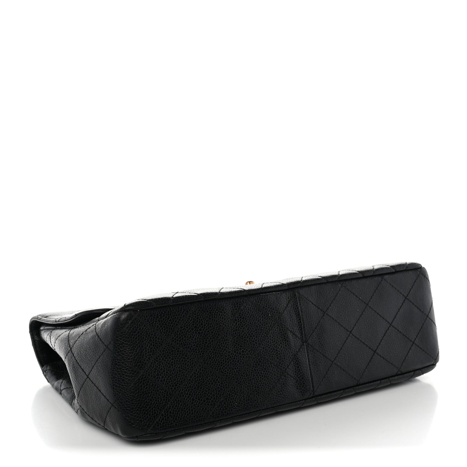 Caviar Quilted Jumbo Single Flap Black — view 4