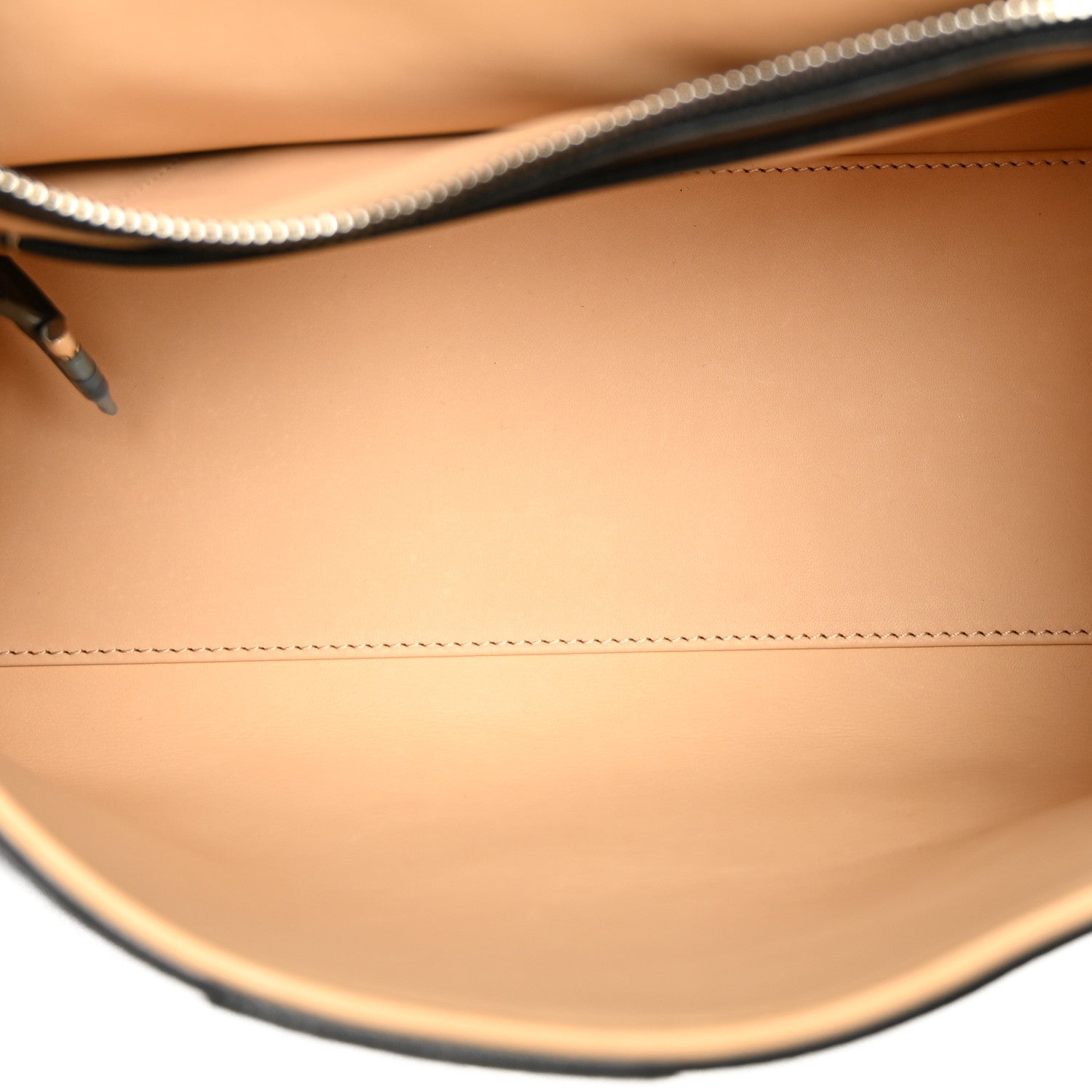 Grained Calfskin MM Brillant Satchel Black — view 5