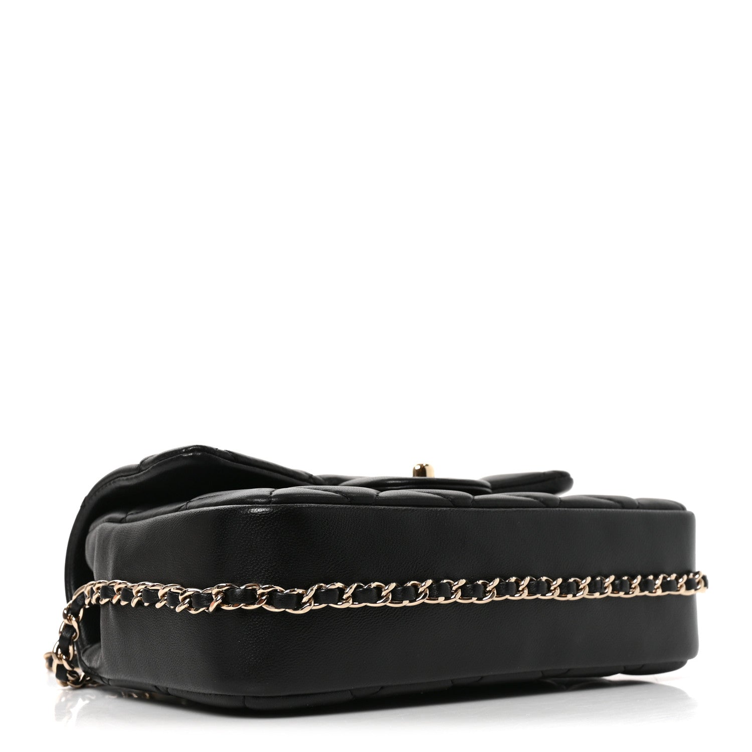 Lambskin Quilted Small My Precious Flap Black — view 4