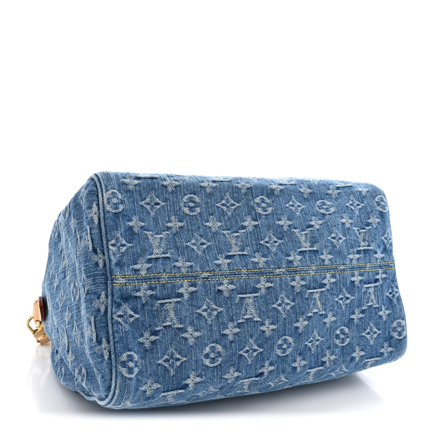 Monogram Denim Speedy Soft 30 Blue — view 4