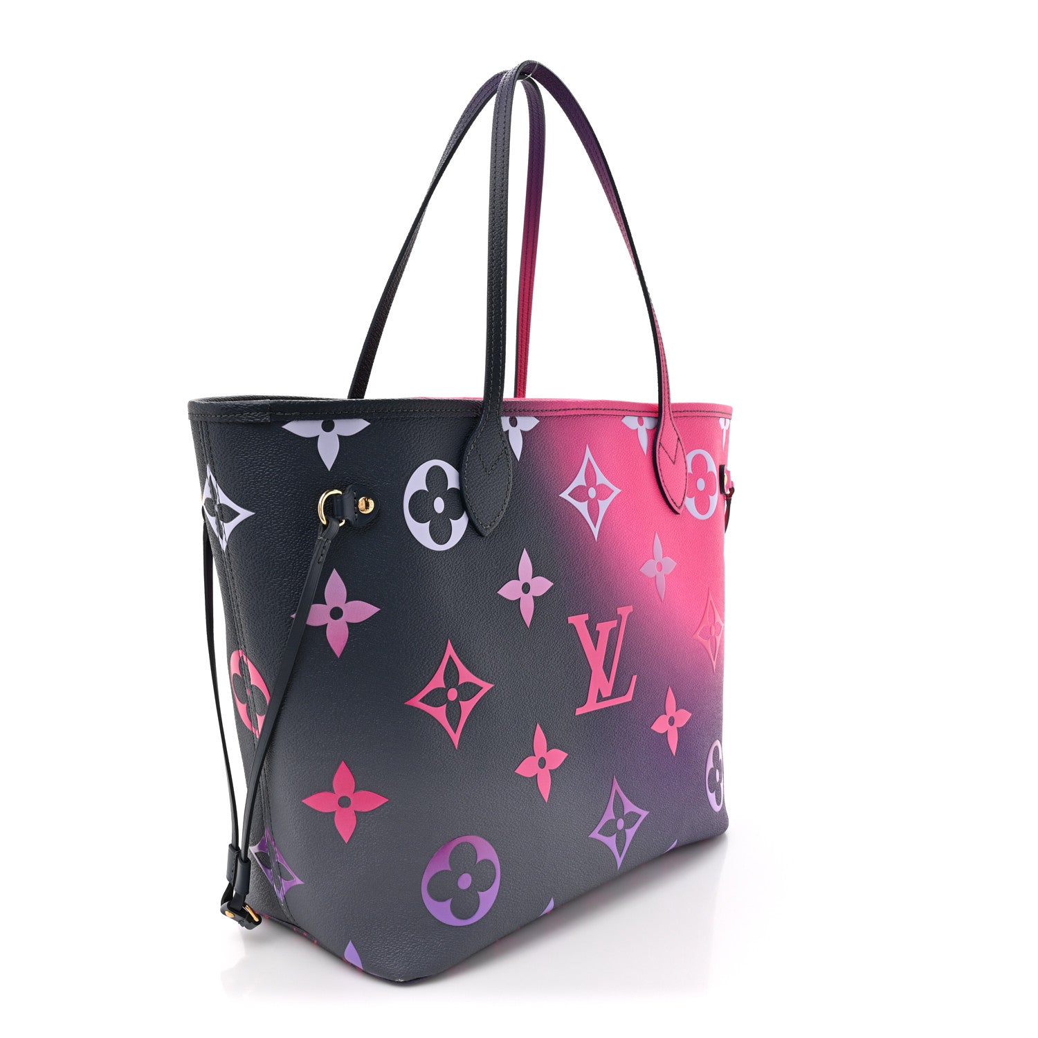 Monogram Giant Spring In The City Neverfull MM Midnight Fuchsia — view 4