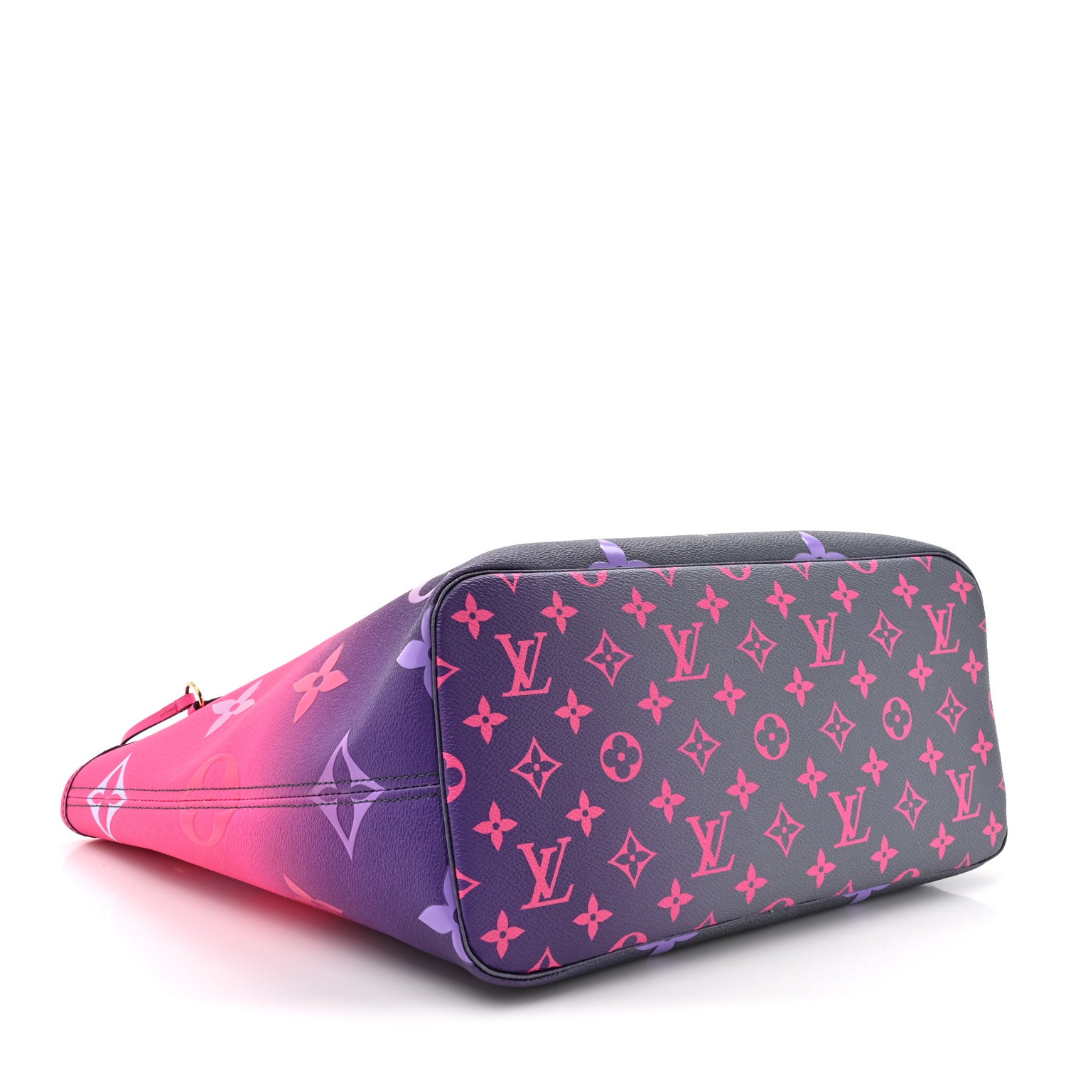 Monogram Giant Spring In The City Neverfull MM Midnight Fuchsia — view 5